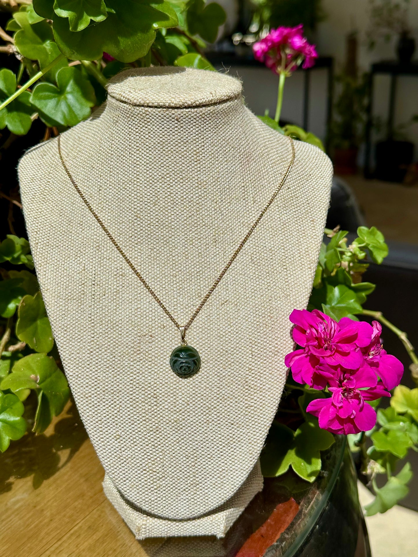 Jade Maori Hei Tiki Blessing Pendant