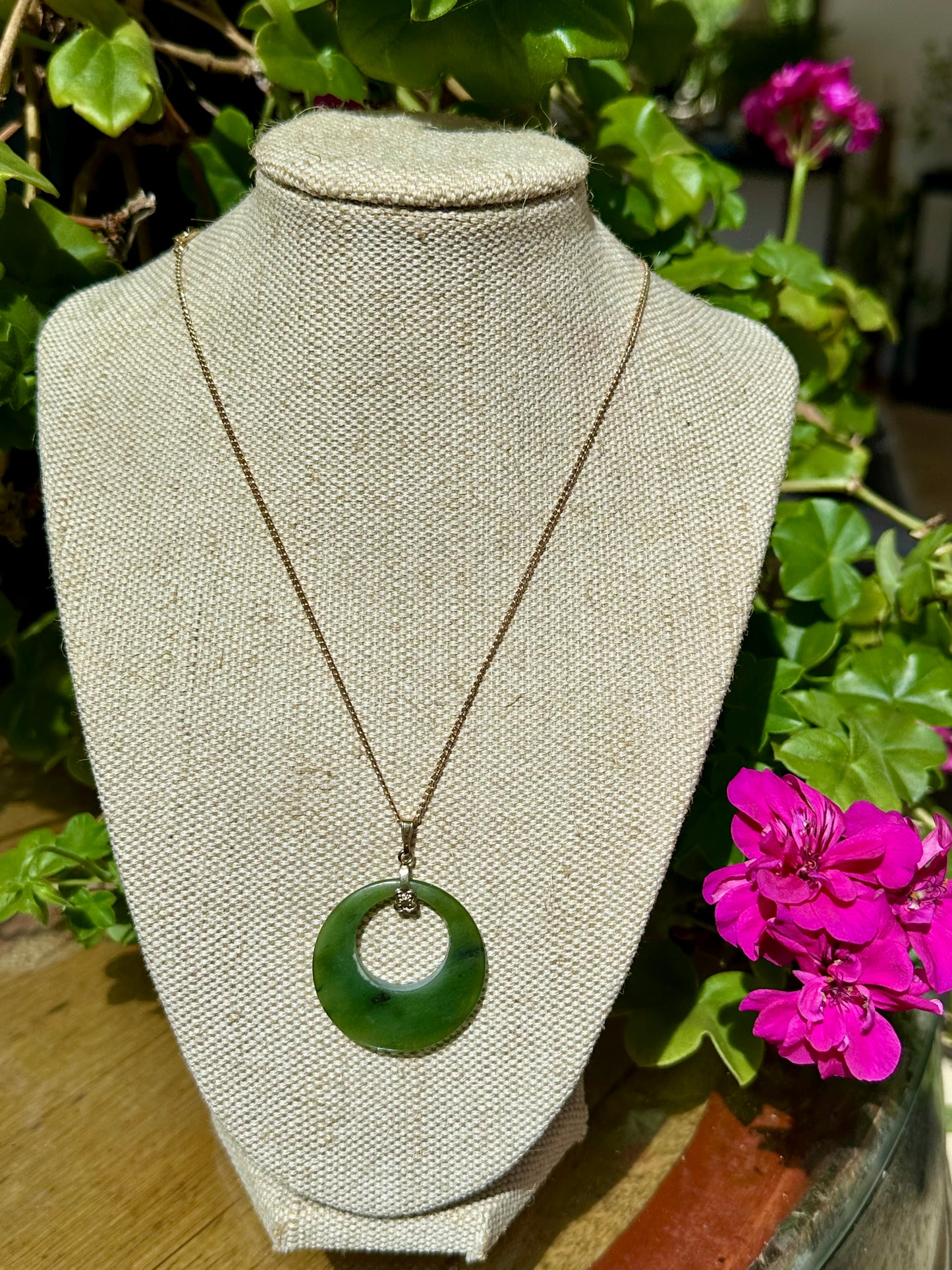 Australian Cowell Jade Circle Of Life pendant