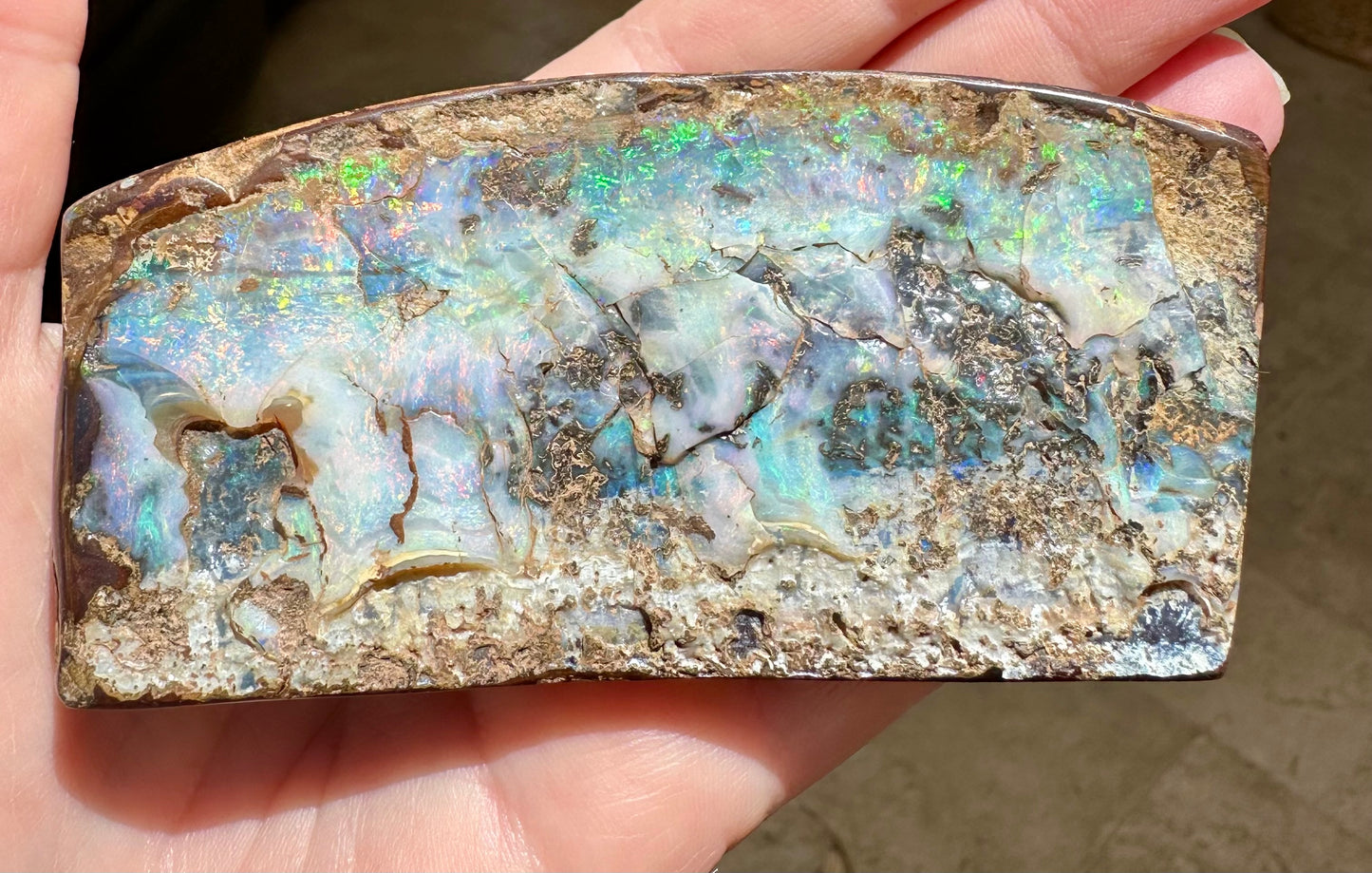 Australian Queensland Boulder Opal Specimen
