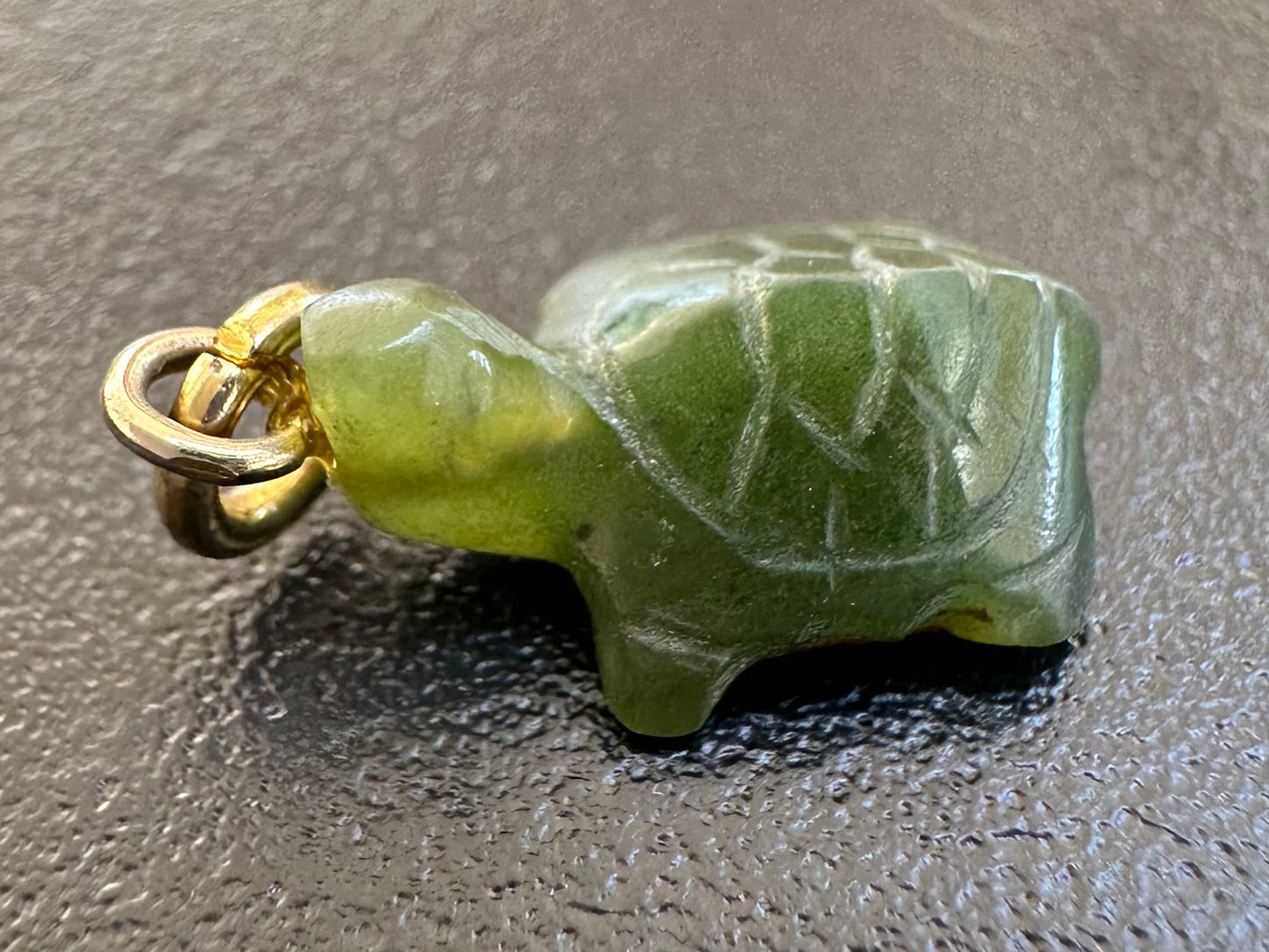 Australian Cowell Green Jade Turtle Blessing Charm