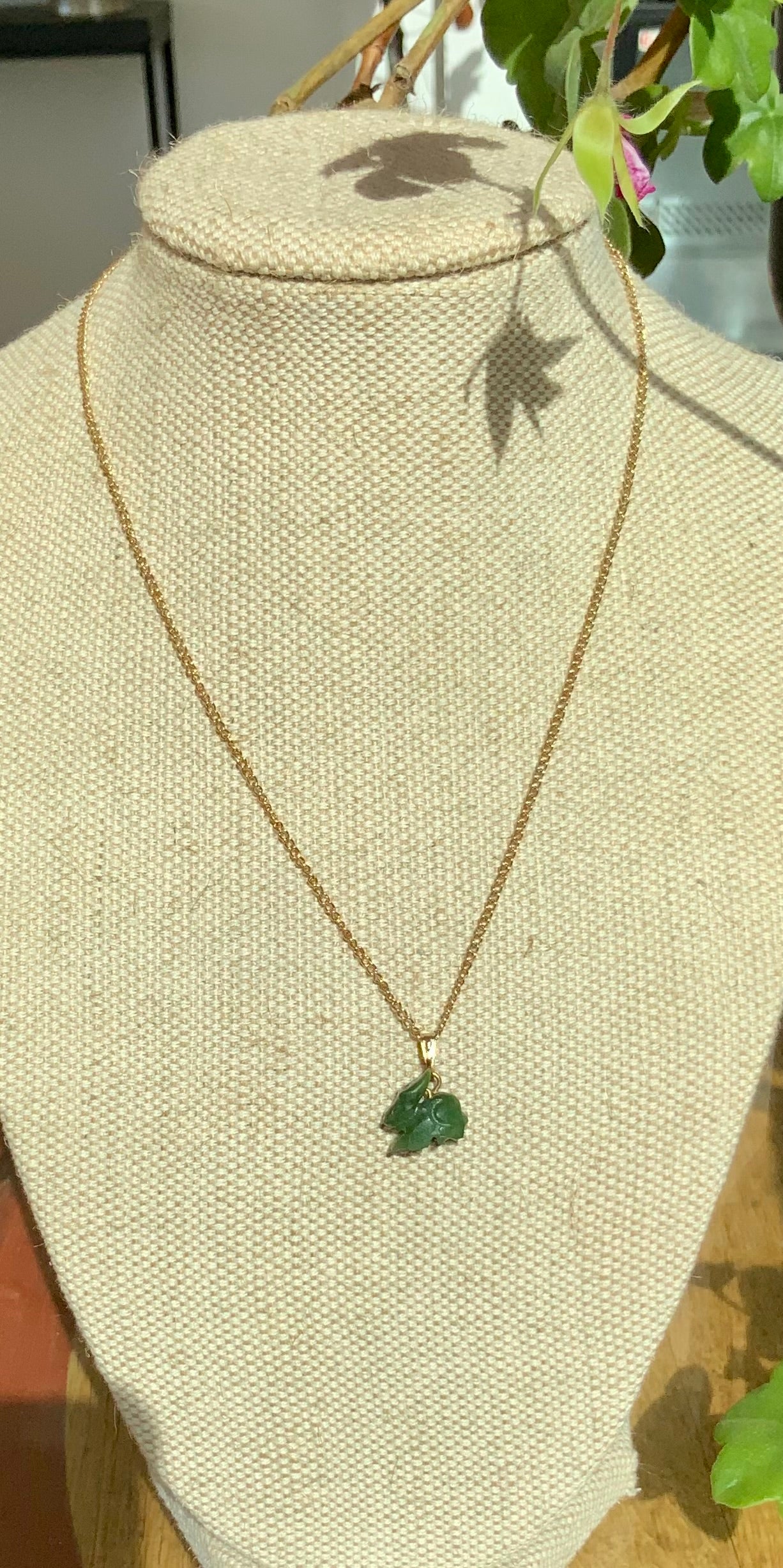 green nephrite jade rabbit