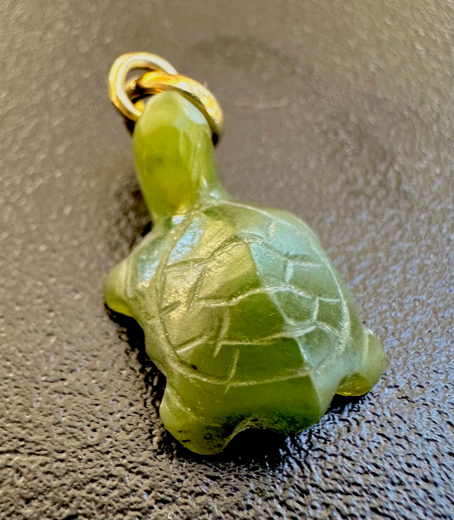 Australian Cowell Green Jade turtle Blessing Charm or Pendant