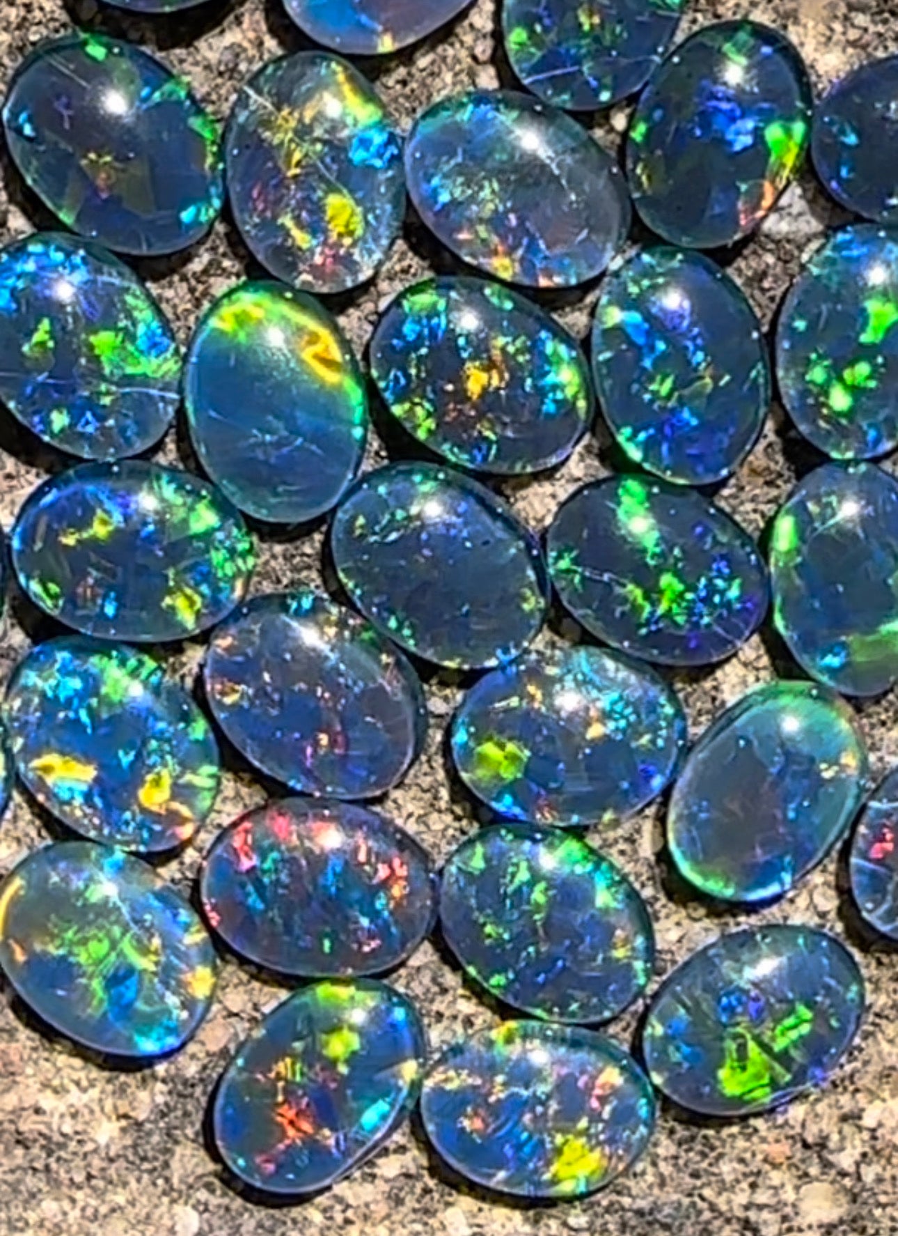 Australian Genuine Gem Opal Triplets 8x6mm