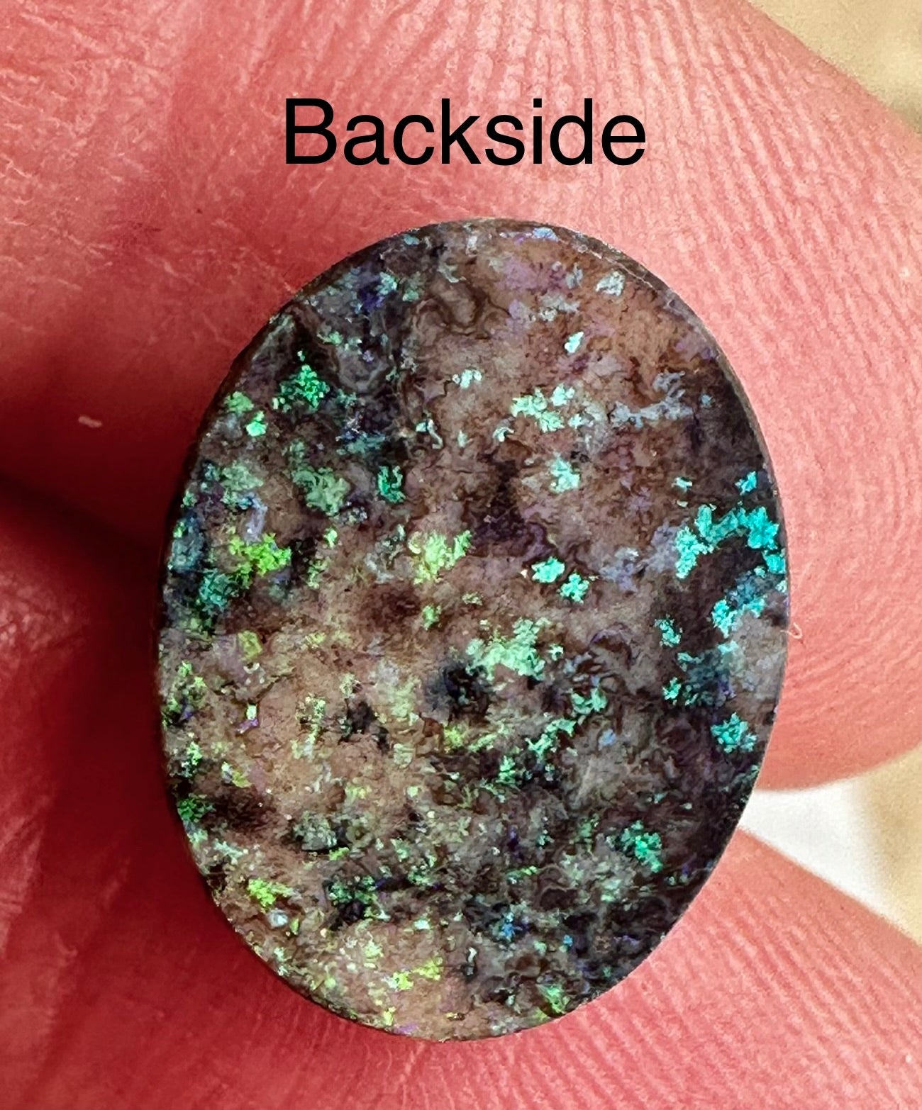 Opal Essence Australian Treated Andamooka Matrix multicolored Unset Pendant opal