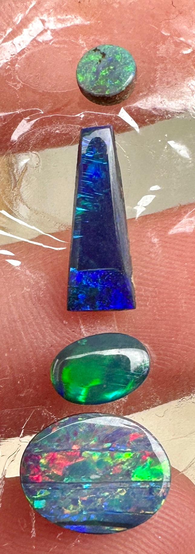 Opal Essence Opal Doublets Blue Green Matching sets