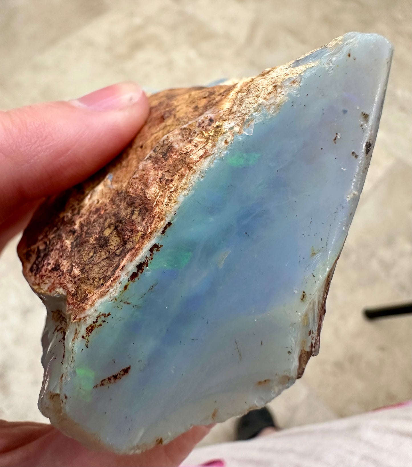 Huge Australian uncut carving opal