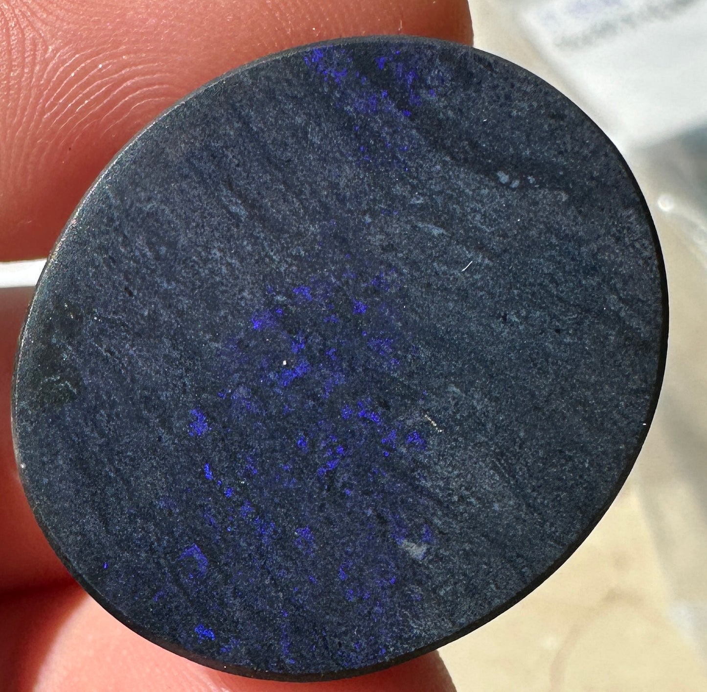 Opal Essence Treated Andamooka Opal Multicolour Pendant stone