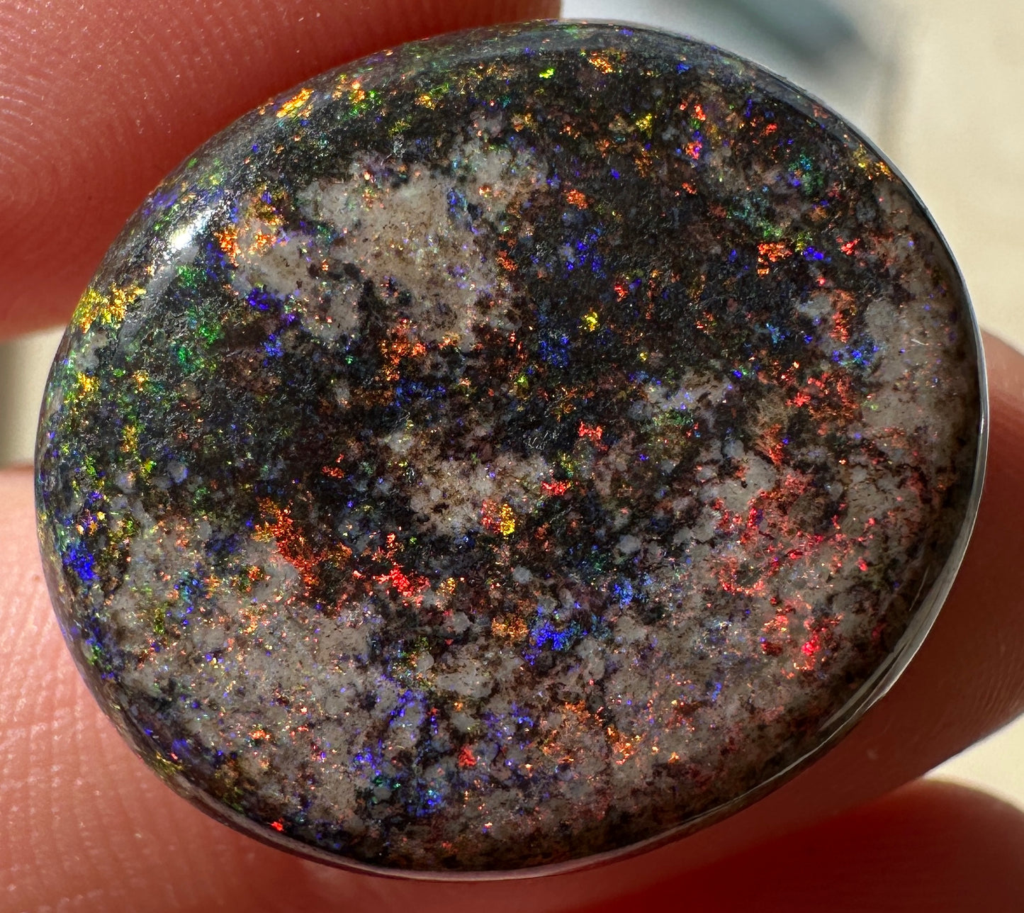 Opal Essence Treated Andamoooka Matrix Multicolour Opal