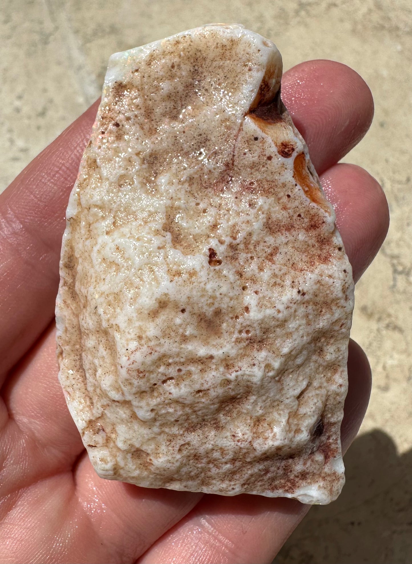 Large Coober Pedy opal uncut