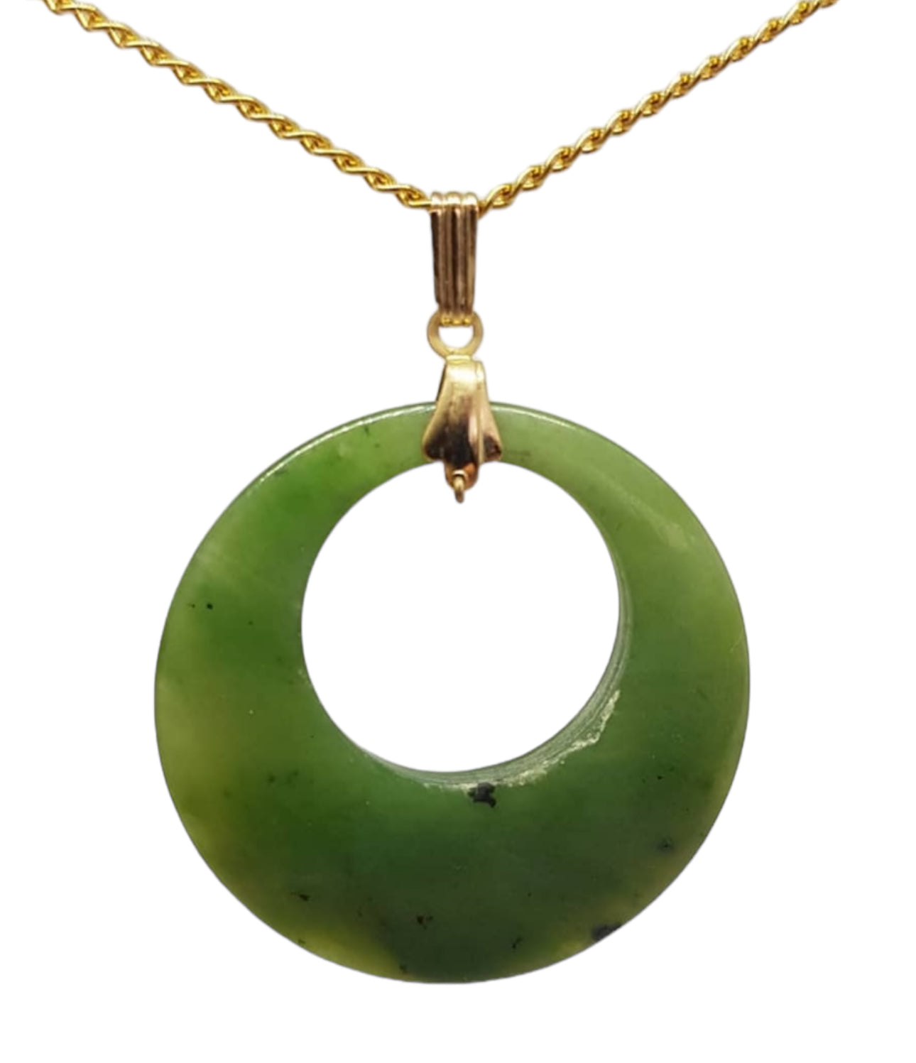 Australian Cowell jade "circle of life" pendant - Opal Essence Wholesalers