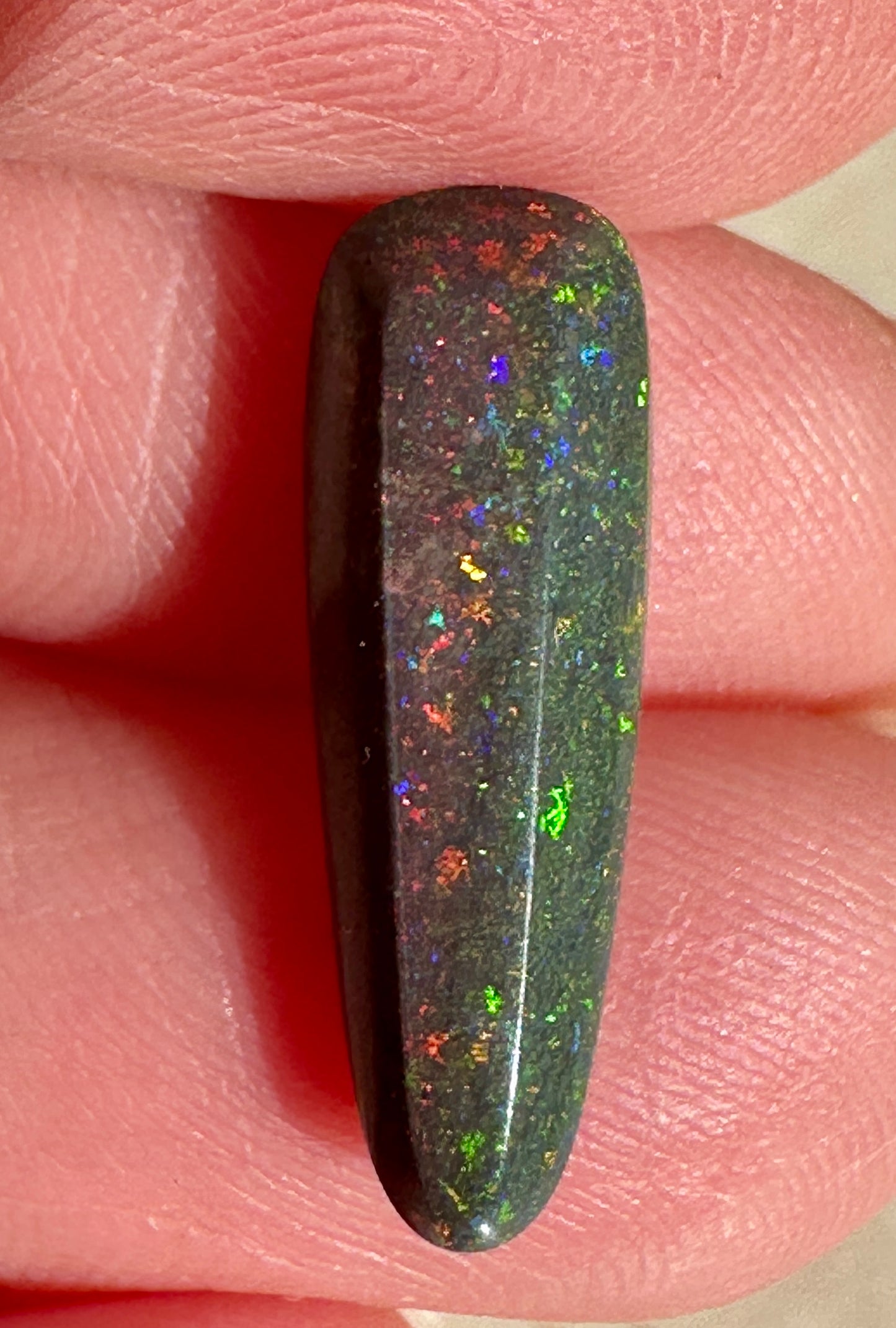 Opal Essence Treated Andamooka Matrix multicoloured Pendant