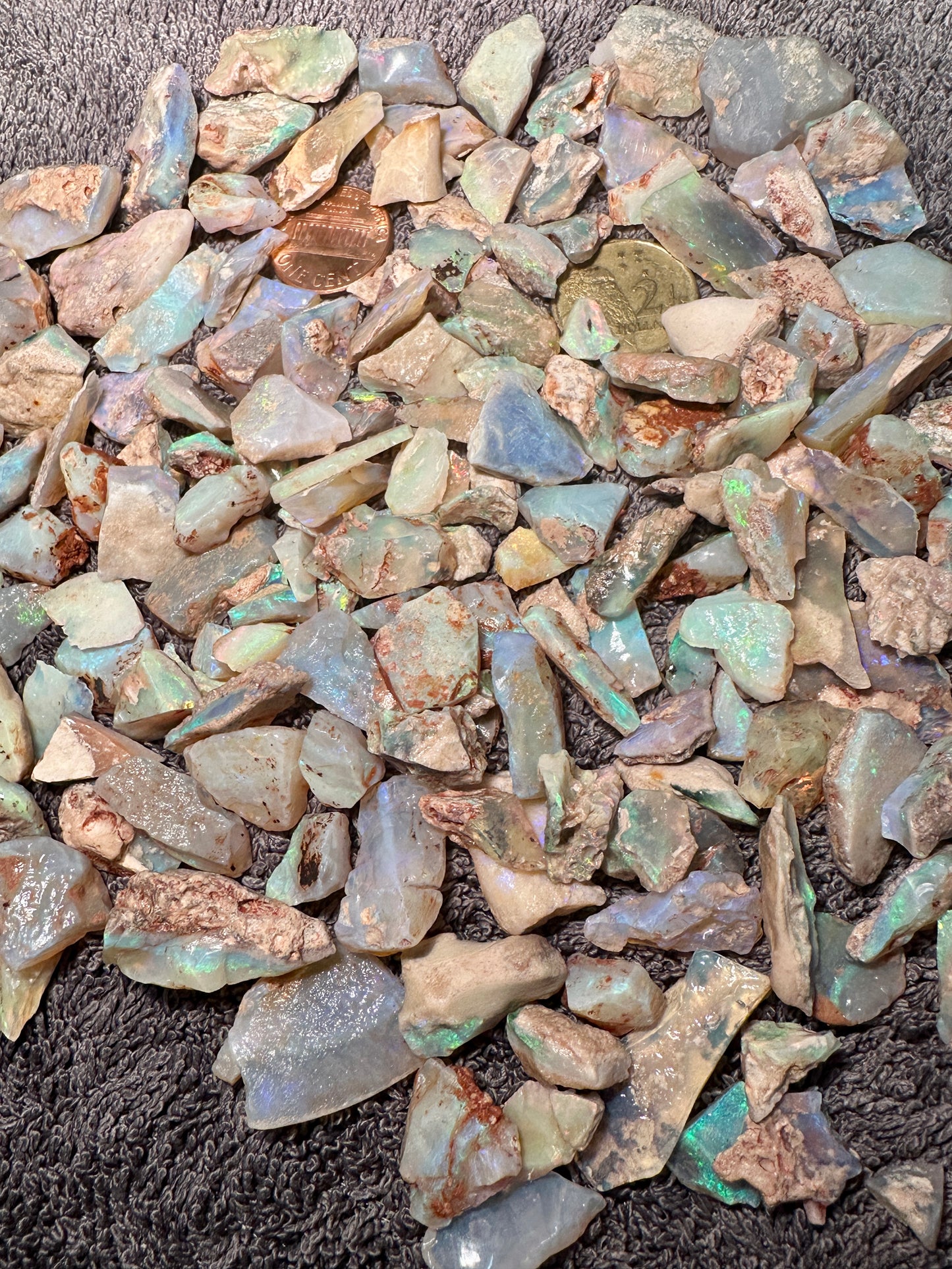 Andamooka rough opal parcel - South Australia
