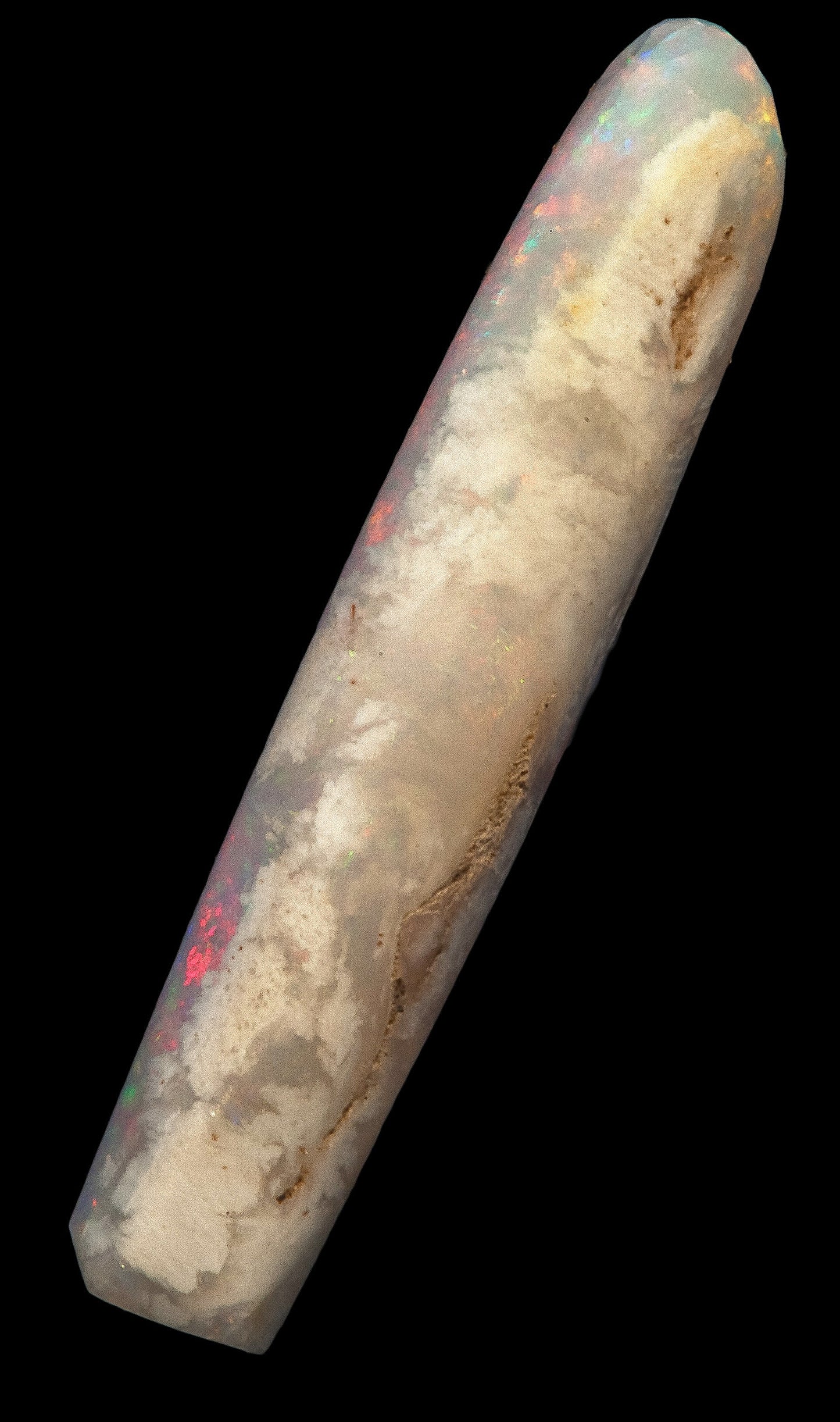 Australian polished Opal Belemnite