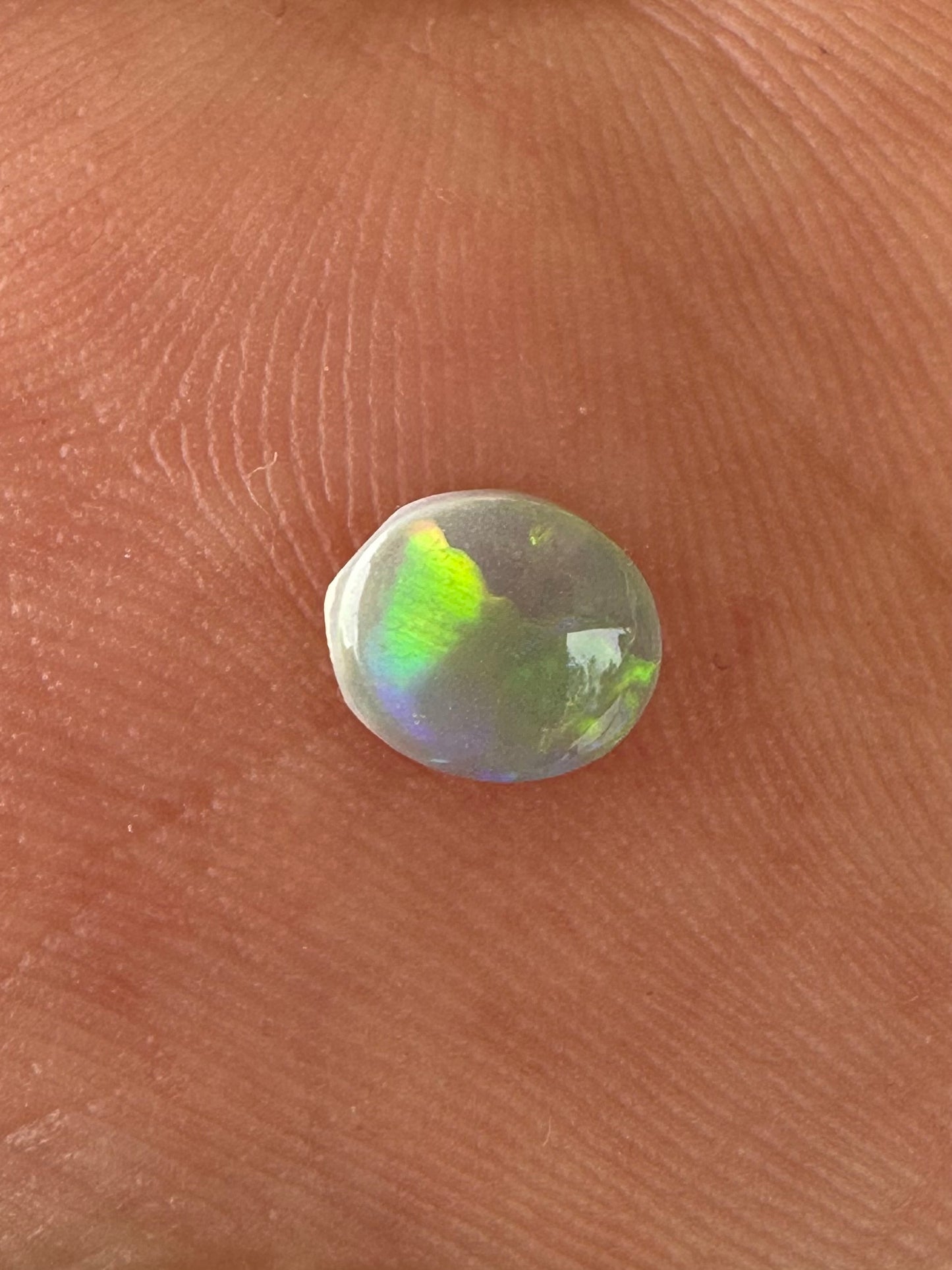 Australian lightning ridge unset red, purple, and green crystal pendant or earrings Opal 0.40cts