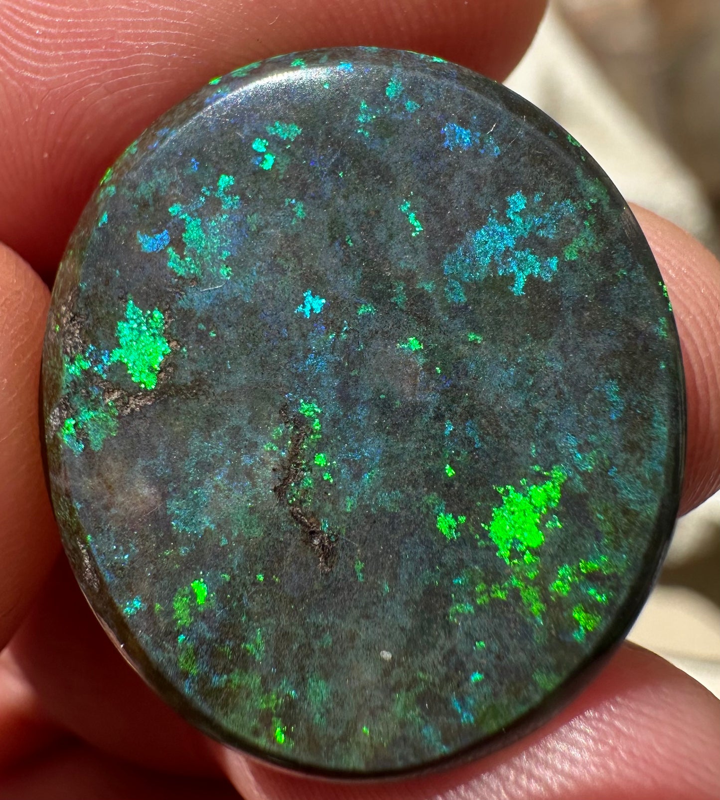 Australian treated Andamooka matrix unset pendant opal 14 carats