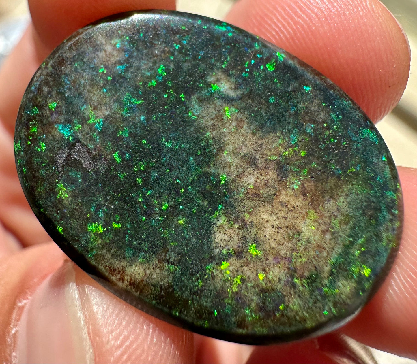 Australian Treated Andamooka Matrix Unset Pendant opal 18 cts