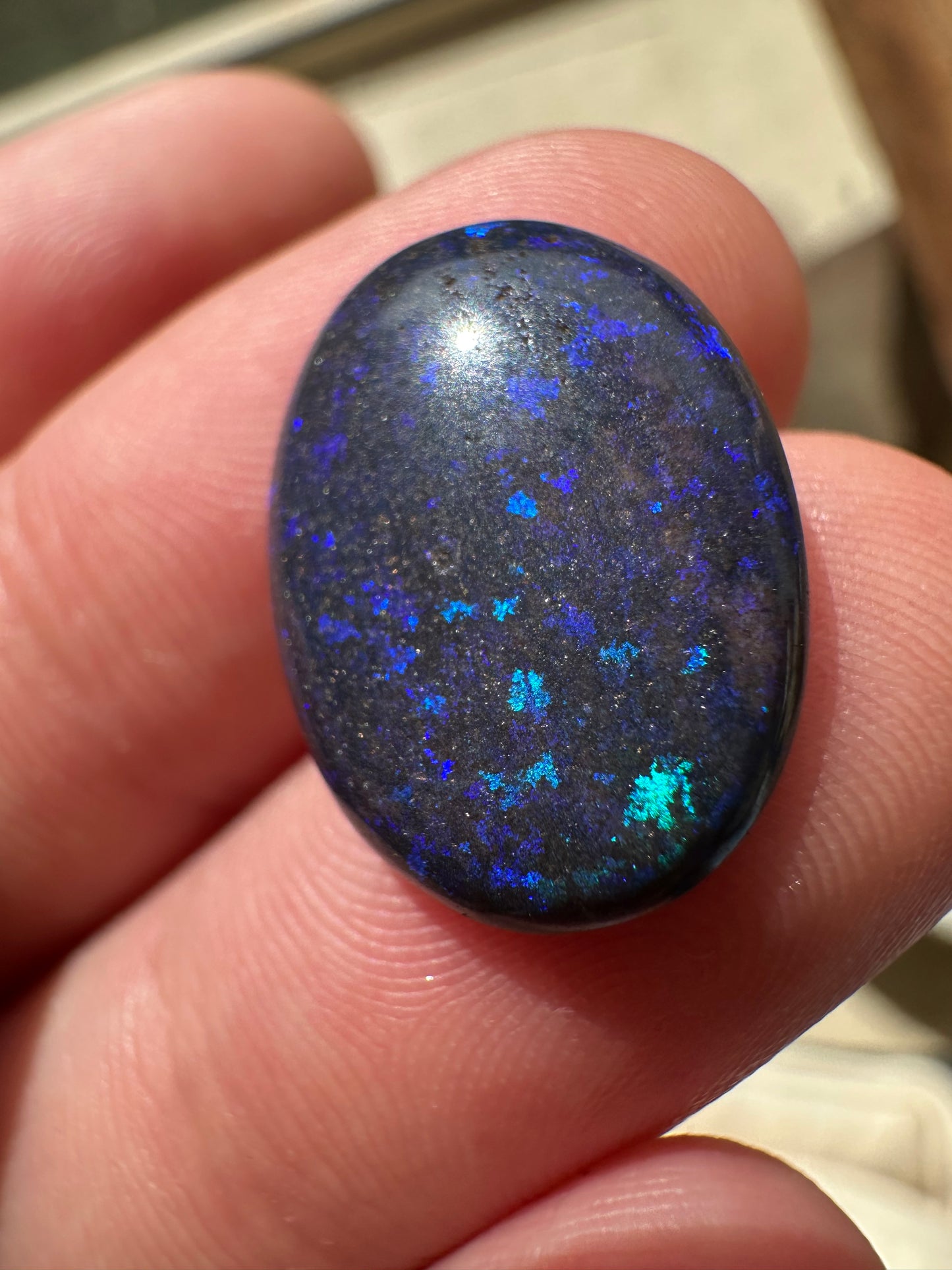 Australian Treated Andamooka Matrix Unset Pendant opal 4.73 cts