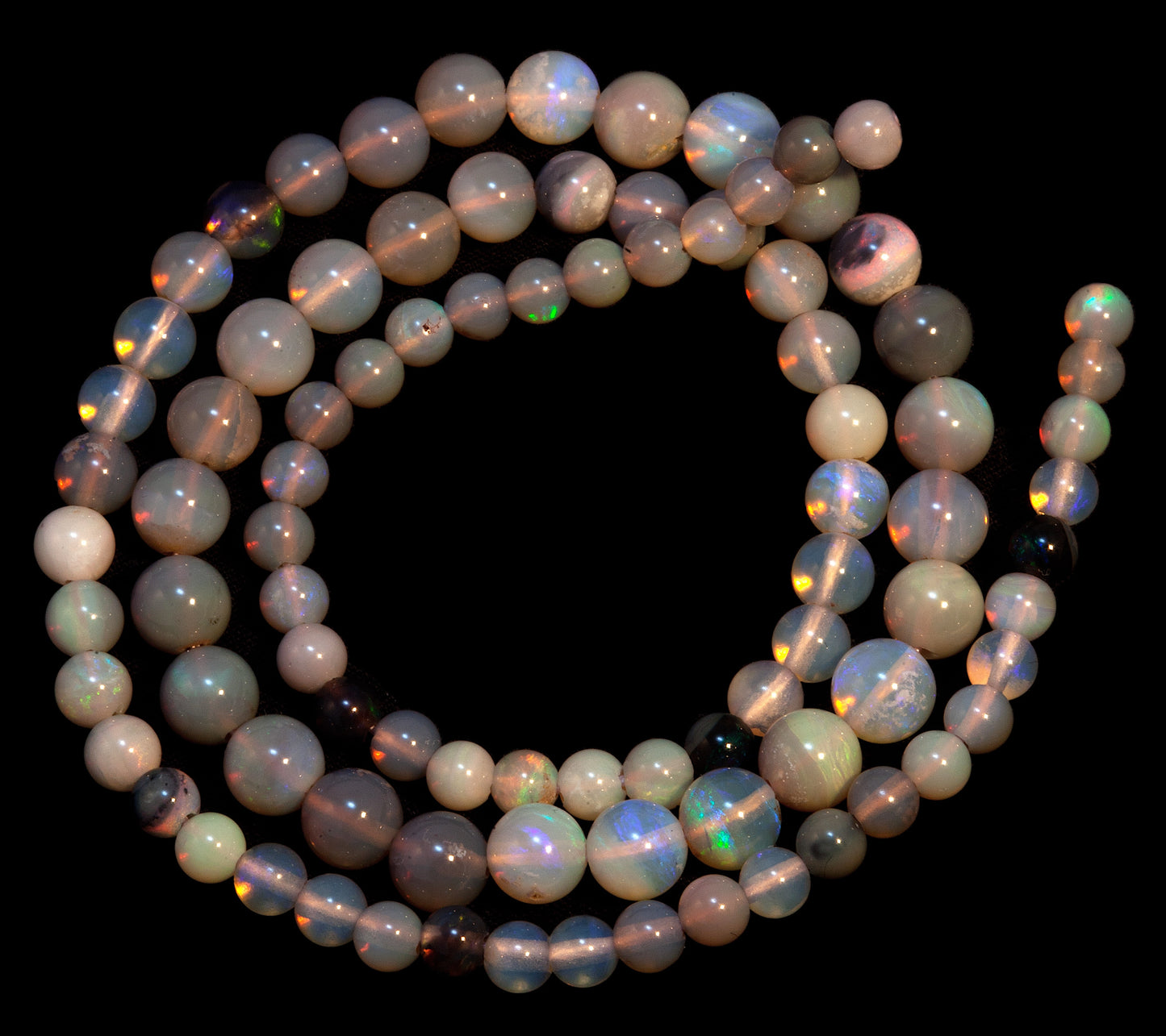 Australian Mixed Opal Beads - Opal Essence Wholesalers