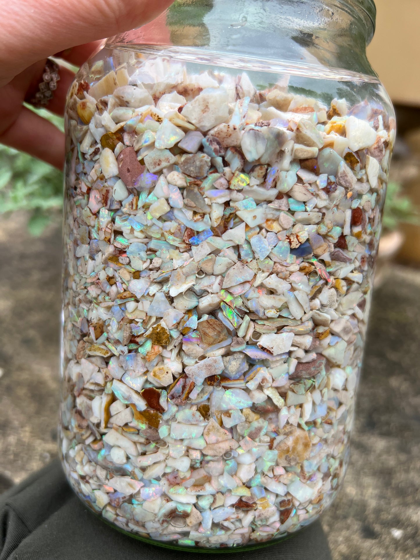Opal chips uncut Coober Pedy Opal