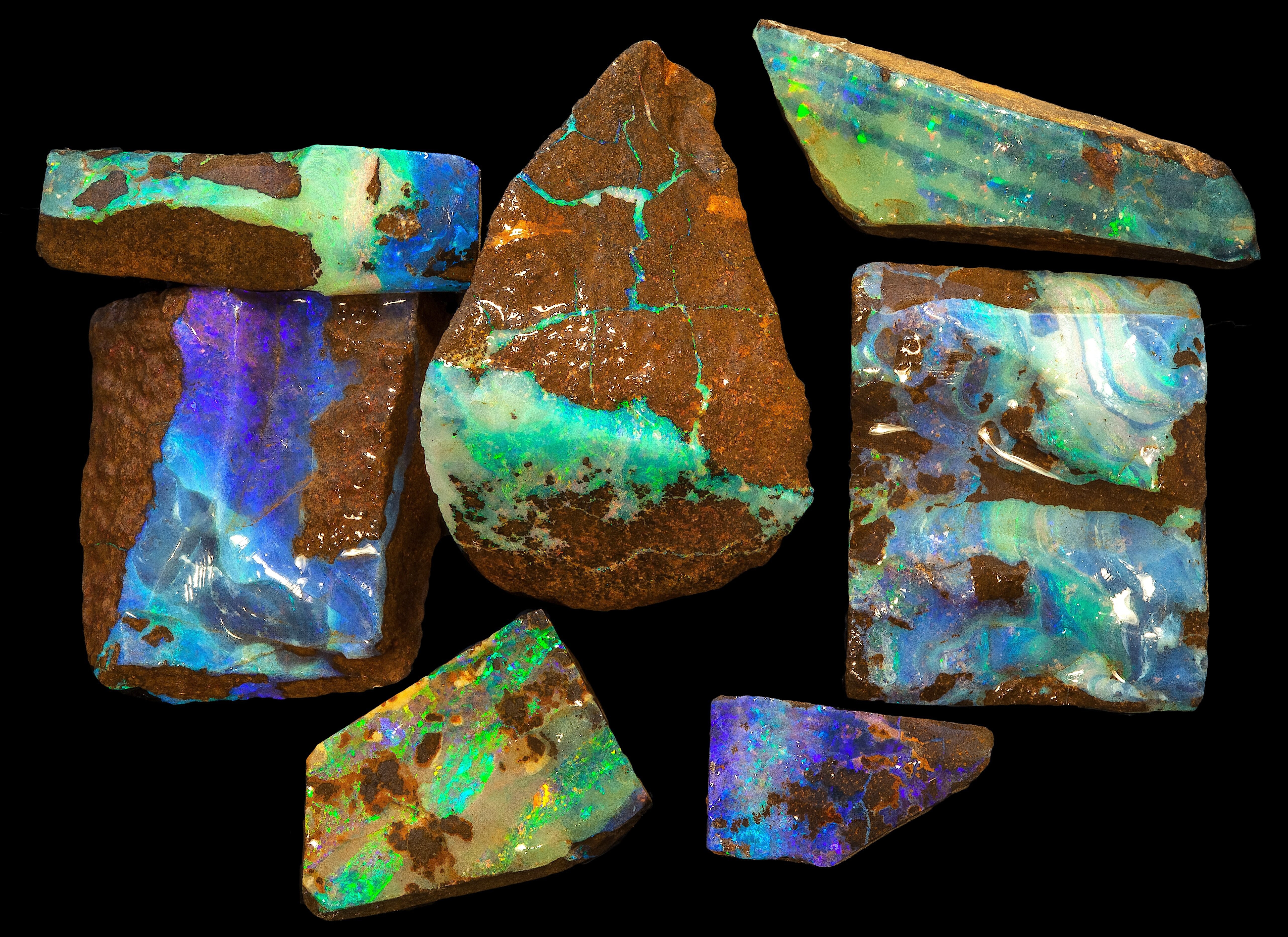 Queensland Boulder Rough Opal Wholesale - Natural Uncut | Opal Essence ...