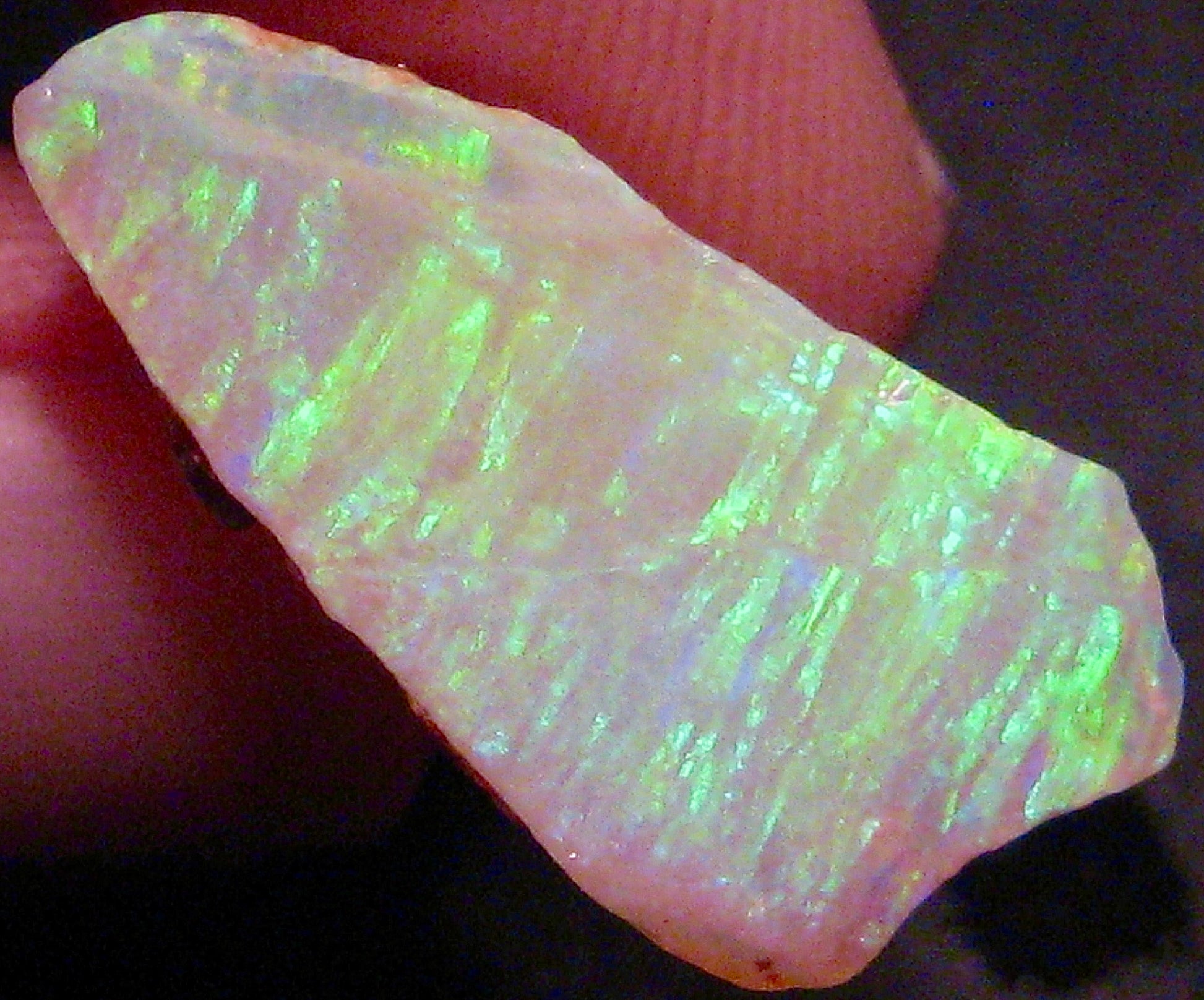 Australian Lambina crystal gem opal rough