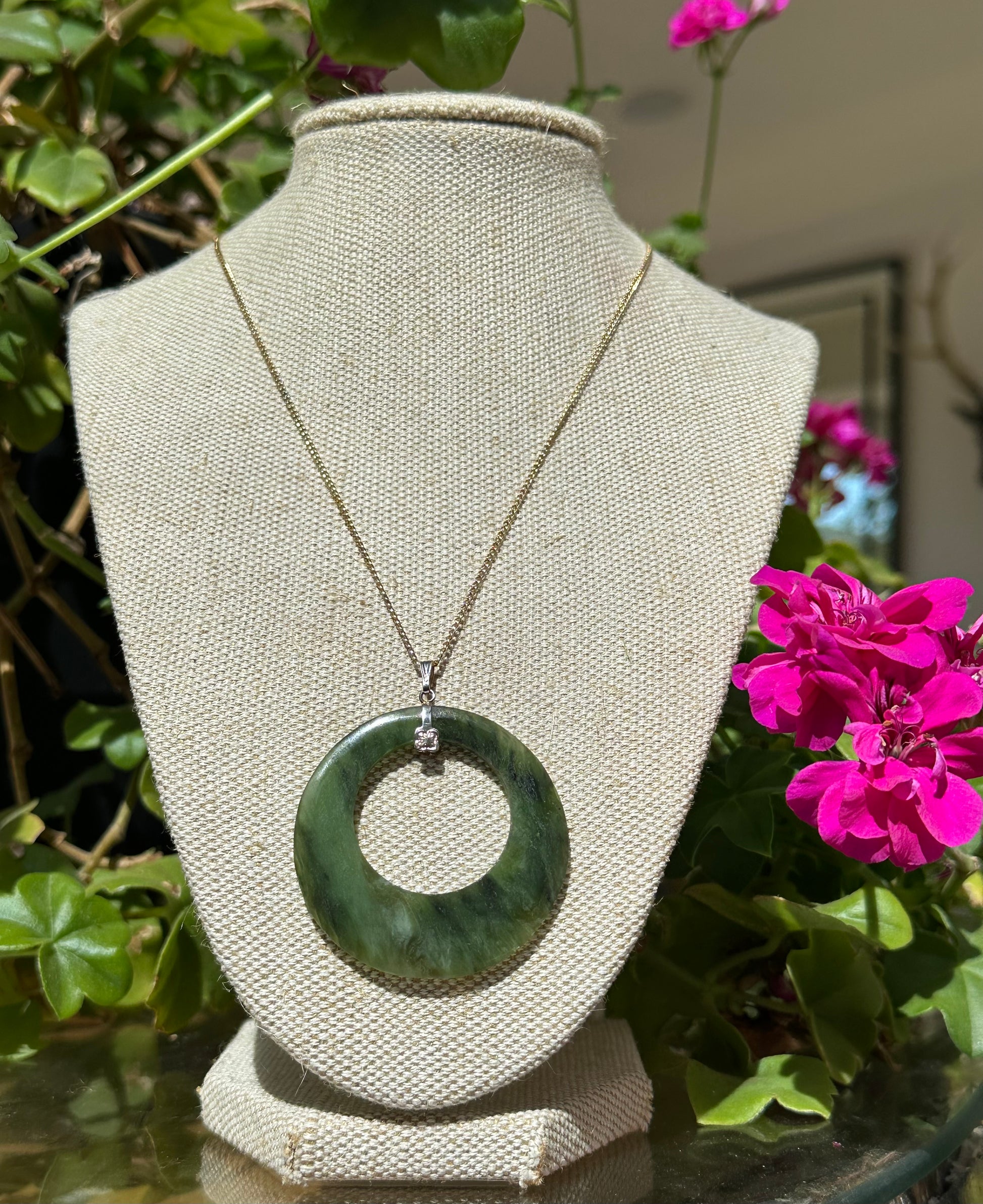 Australian Cowell Jade Circle Of Life pendant