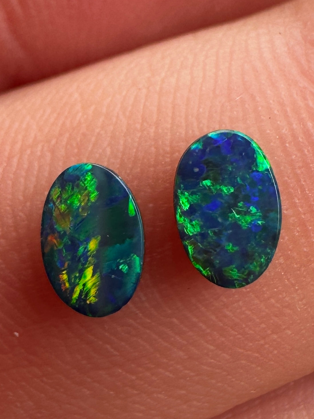 Opal Essence Opal Doublet Pair