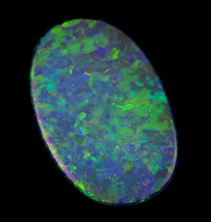 Australian Mintabie Crystal Opal Doublet 14x8 mm - Opal Essence Wholesalers 
