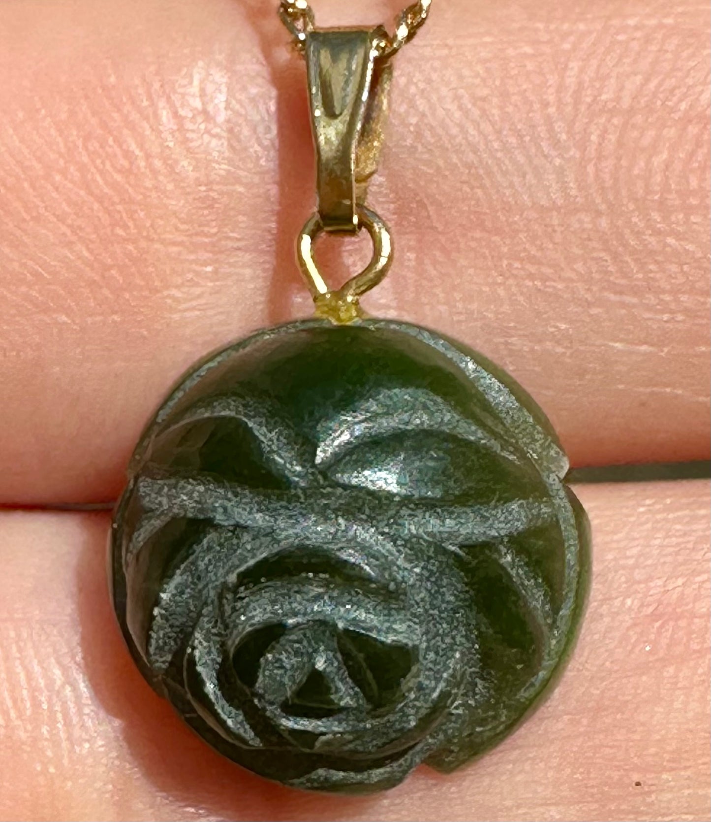 Jade Maori Hei Tiki Blessing Pendant