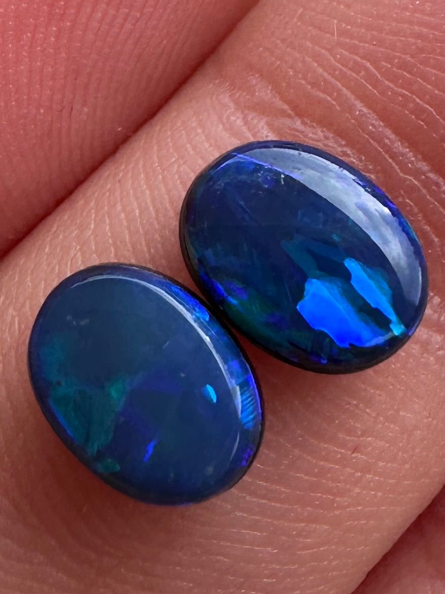 Opal Essence Opal Doublet Pair