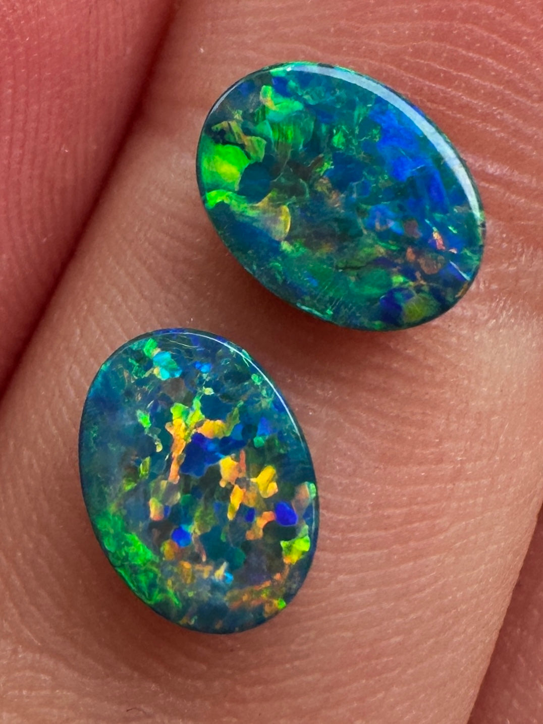 Opal Essence Opal Doublet Pair