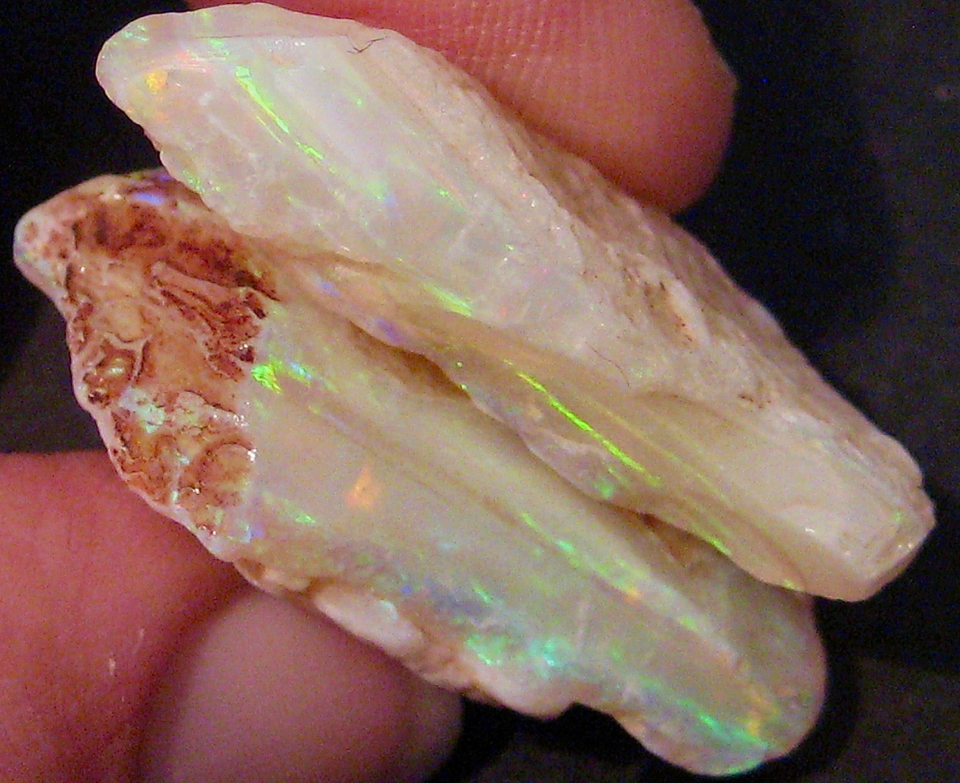 Australian Lambina Crystal Rough Uncut Opal