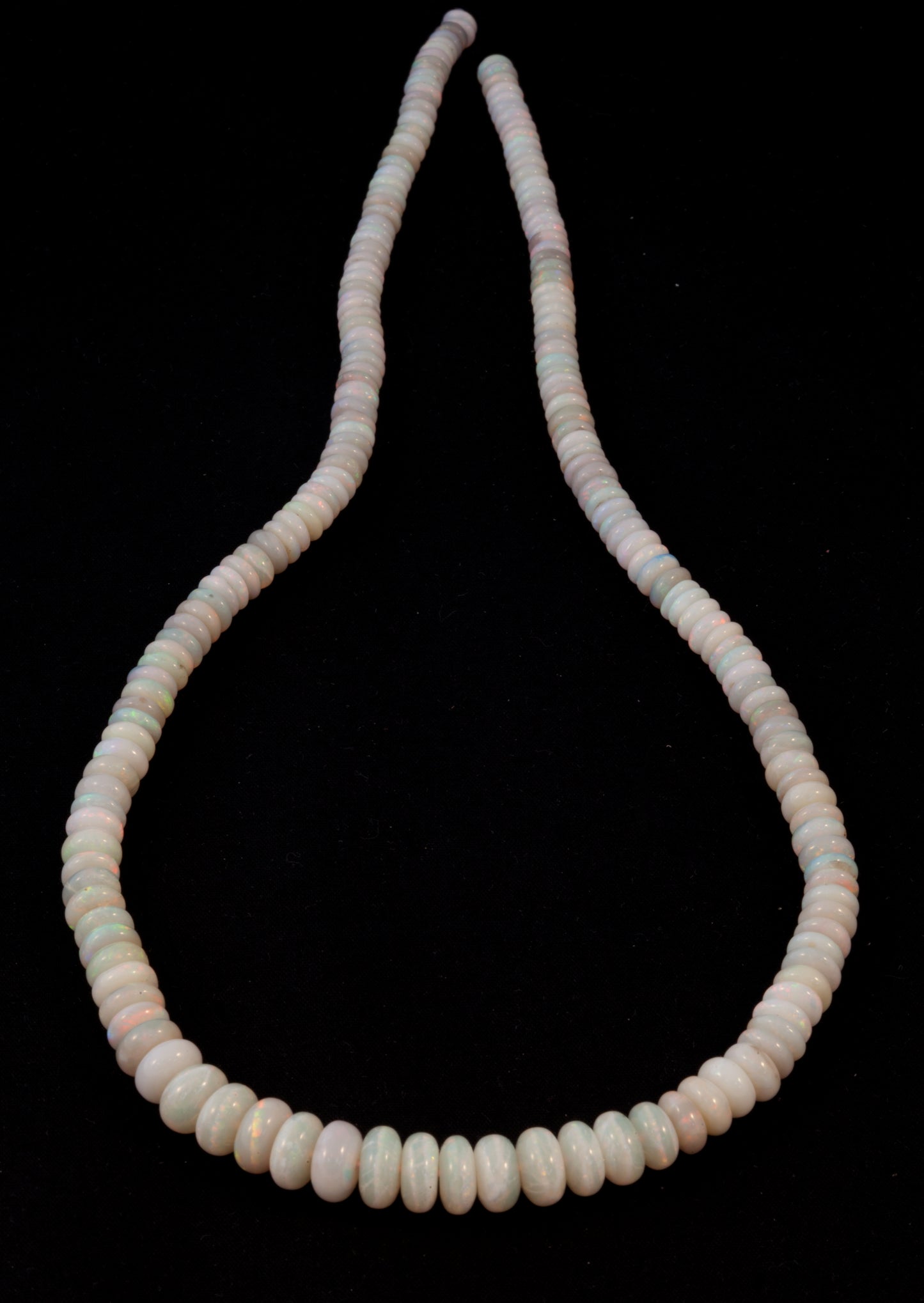 Australian Mintabie Rondel Opal Beads