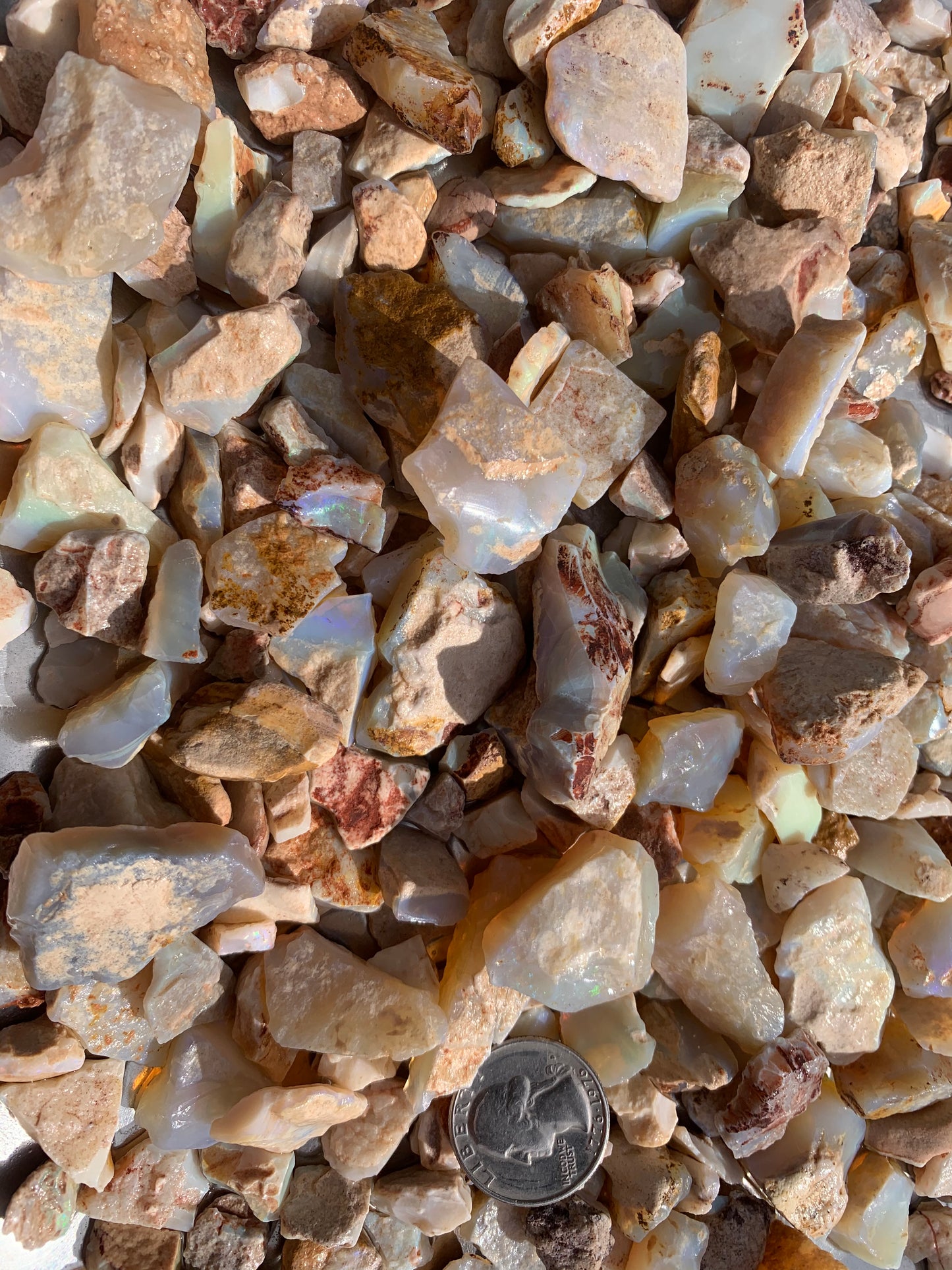 Australian opal Lambina Rough 20 ounce Parcel