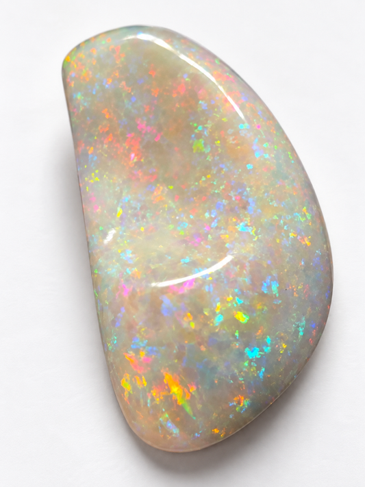 Large Coober Pedy Opal Carving 57.8cts - Brilliant Multicolour