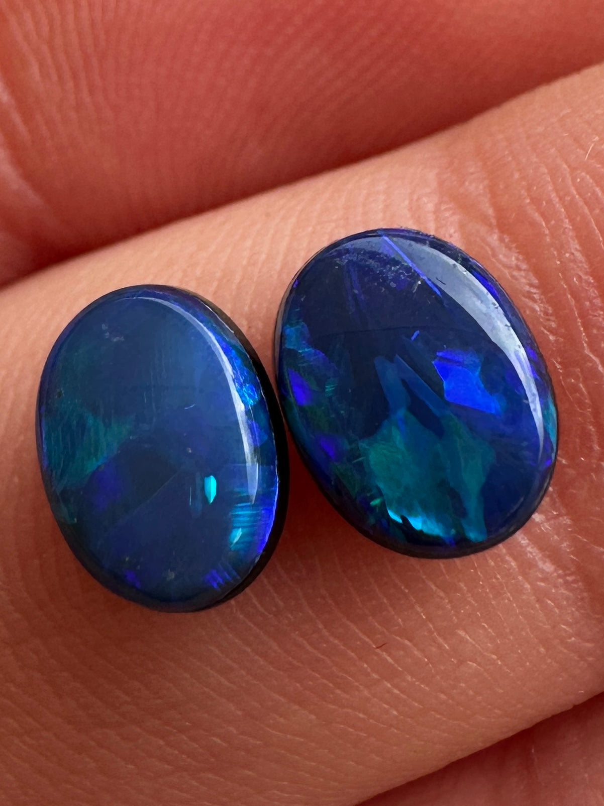 Opal Essence Opal Doublet Pair