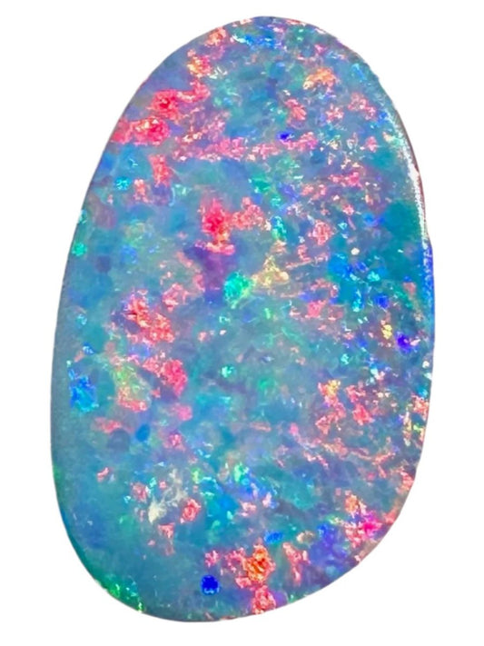 Natural Australian Opal Doublet 2.88 cts