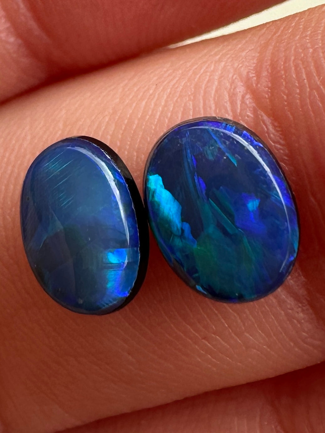 Opal Essence Opal Doublet Pair