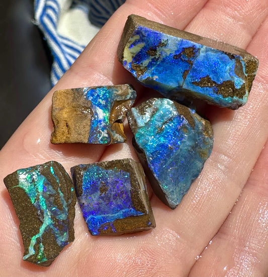 Australian Queensland Boulder Opal Parcel