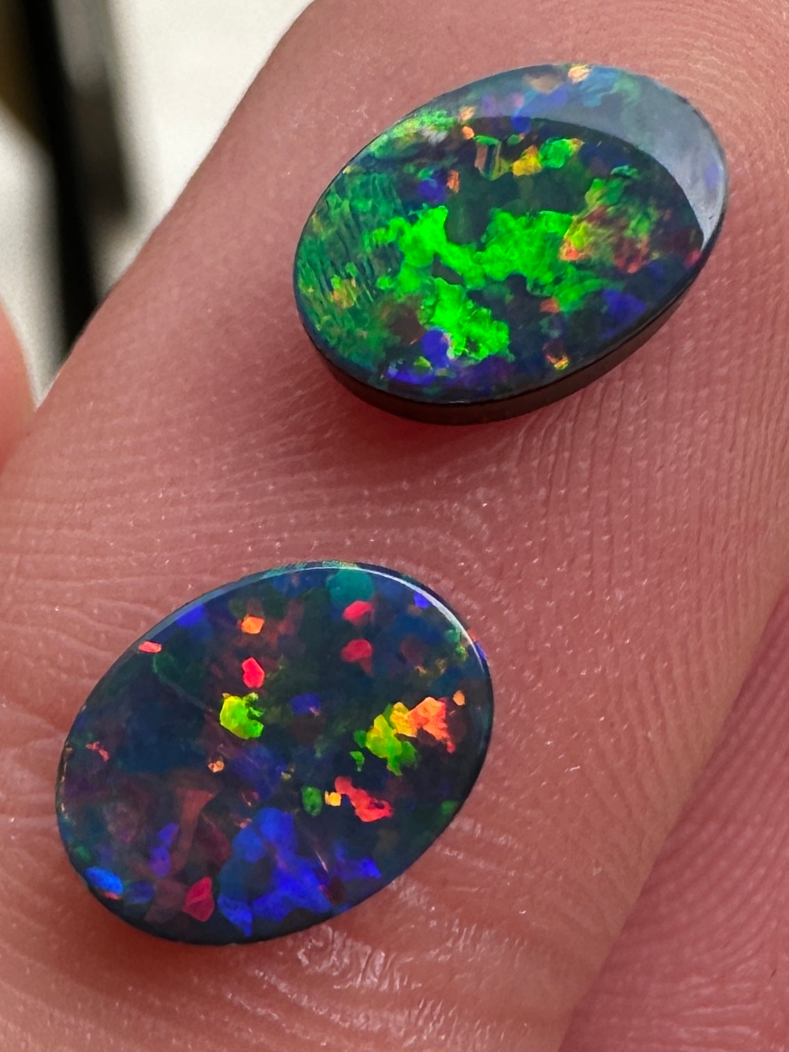 Opal Essence Opal Doublet Pair