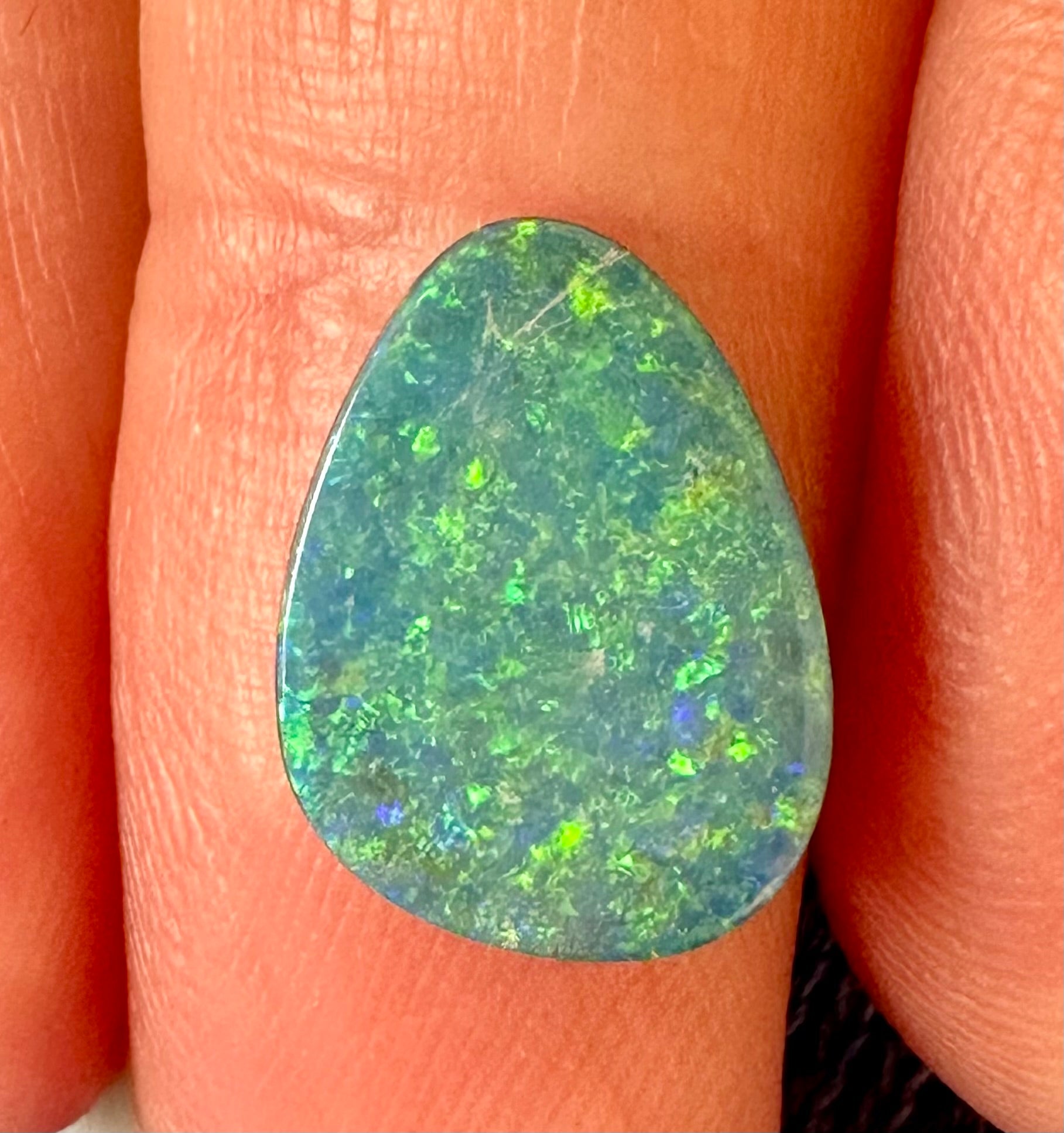 Australian natural opal doublet matching pair