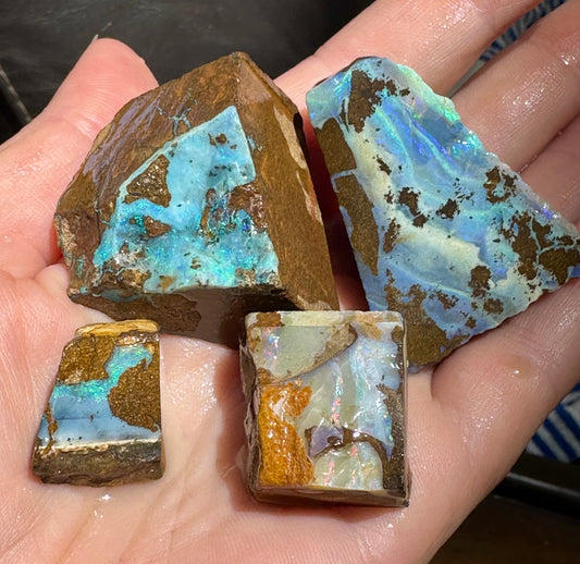 Australian Queensland Boulder Opal Parcel