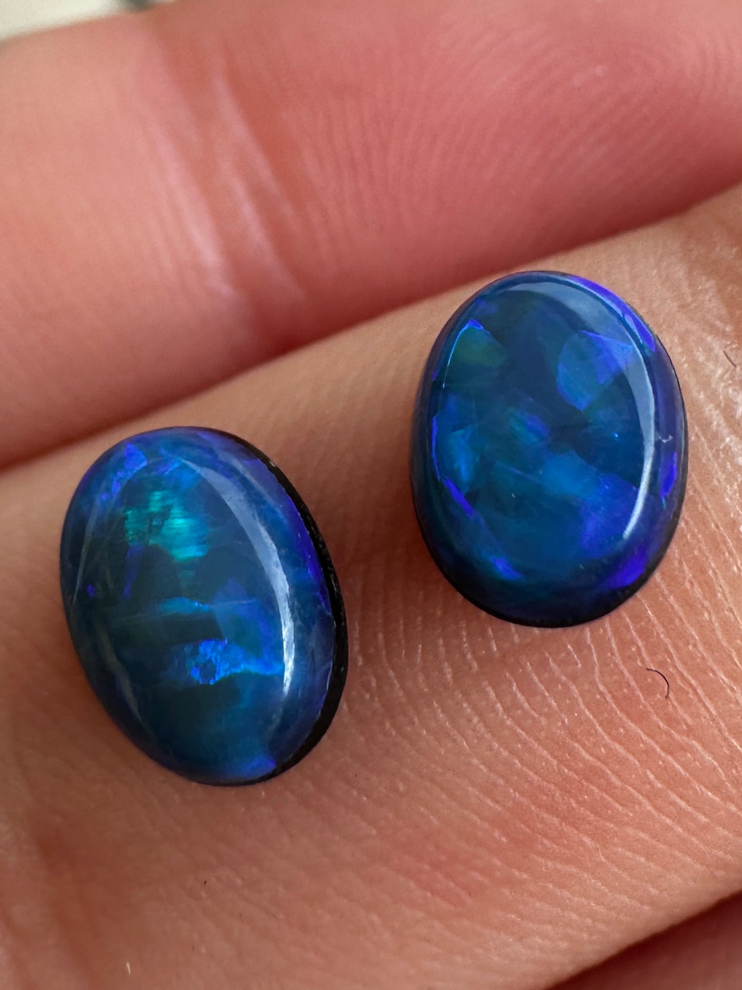 Opal Essence Opal doublet pair