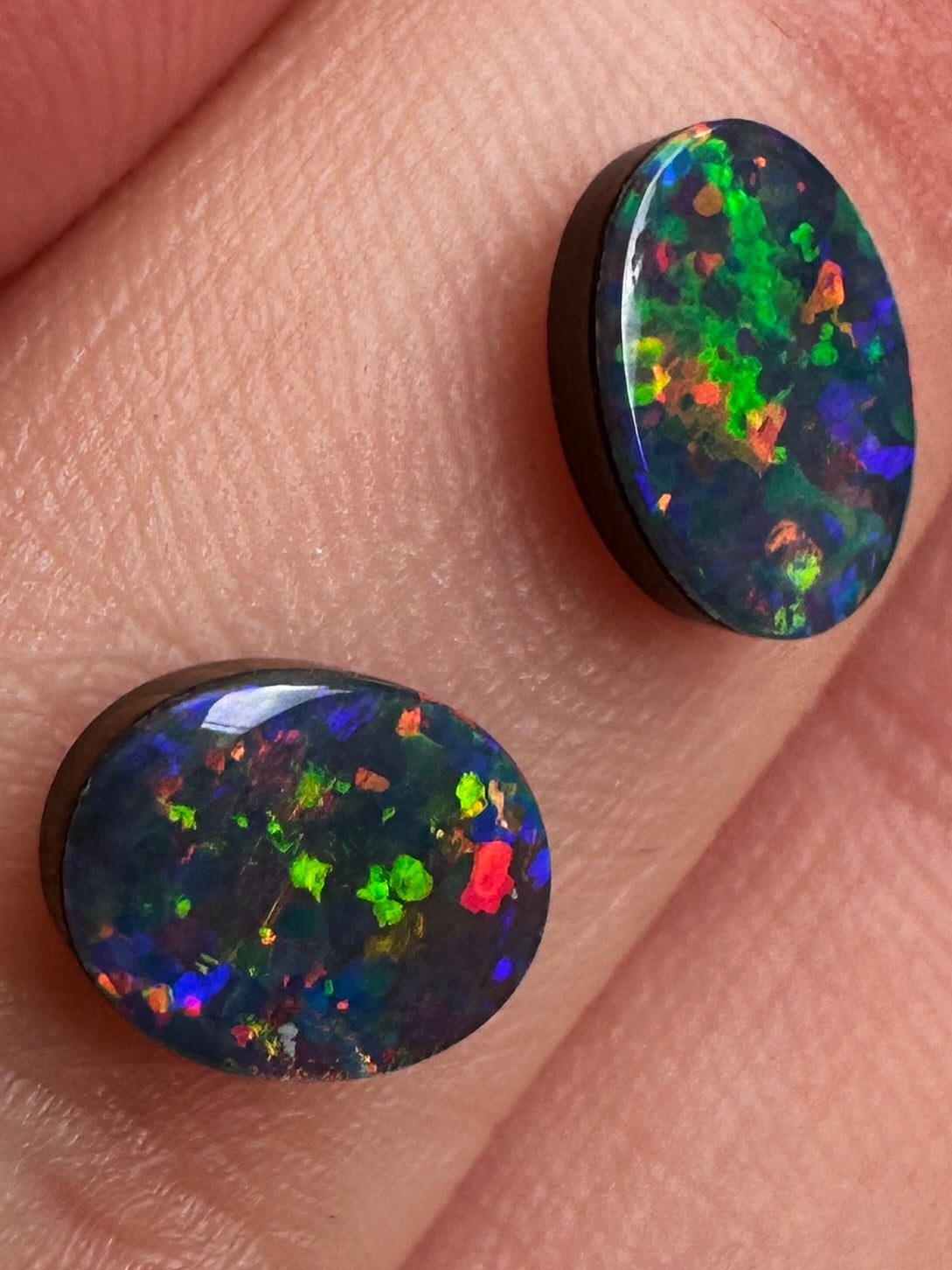 Opal Essence Opal Doublet Pair