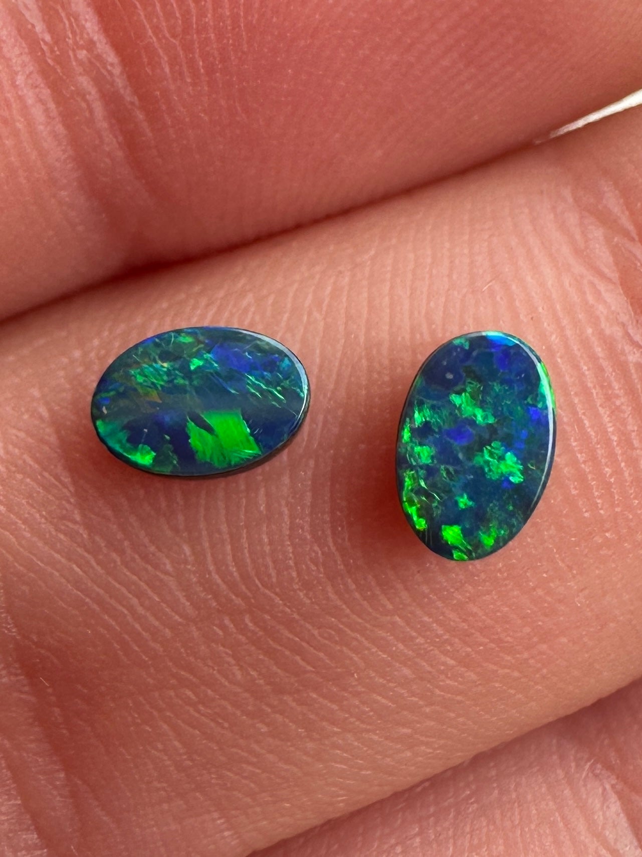 Opal Essence Opal Doublet Pair