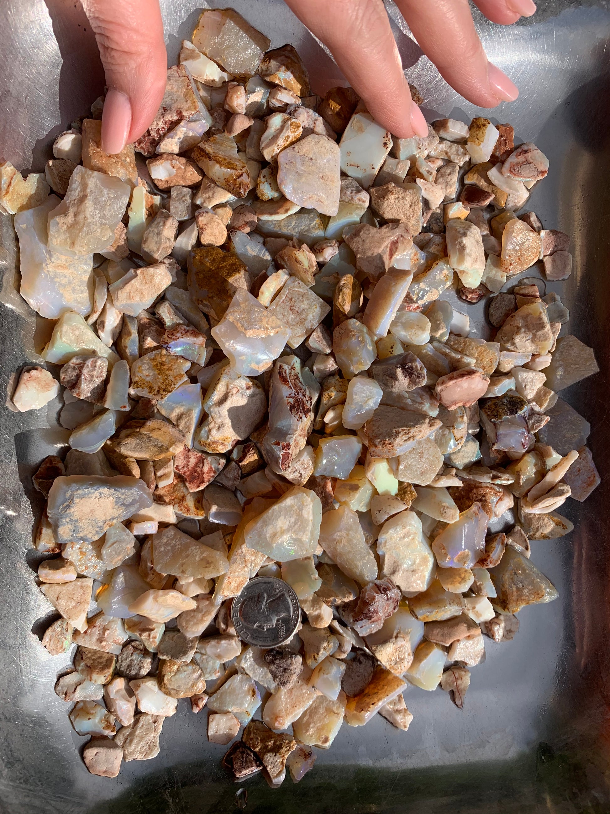 Australian opal Lambina Rough 20 ounce Parcel