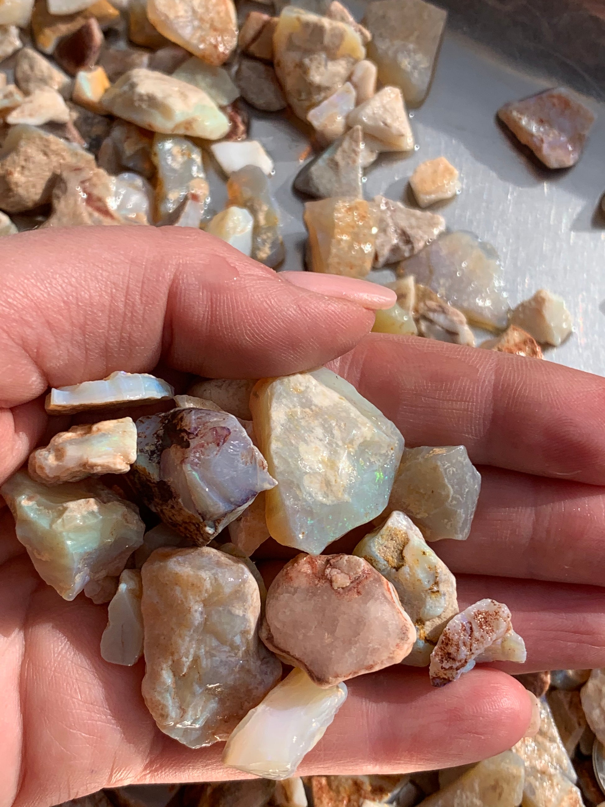 Australian opal Lambina Rough 20 ounce Parcel