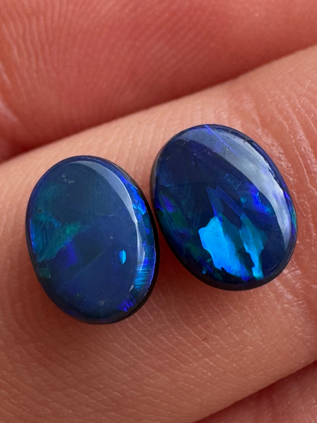 Opal Essence Opal Doublet Pair