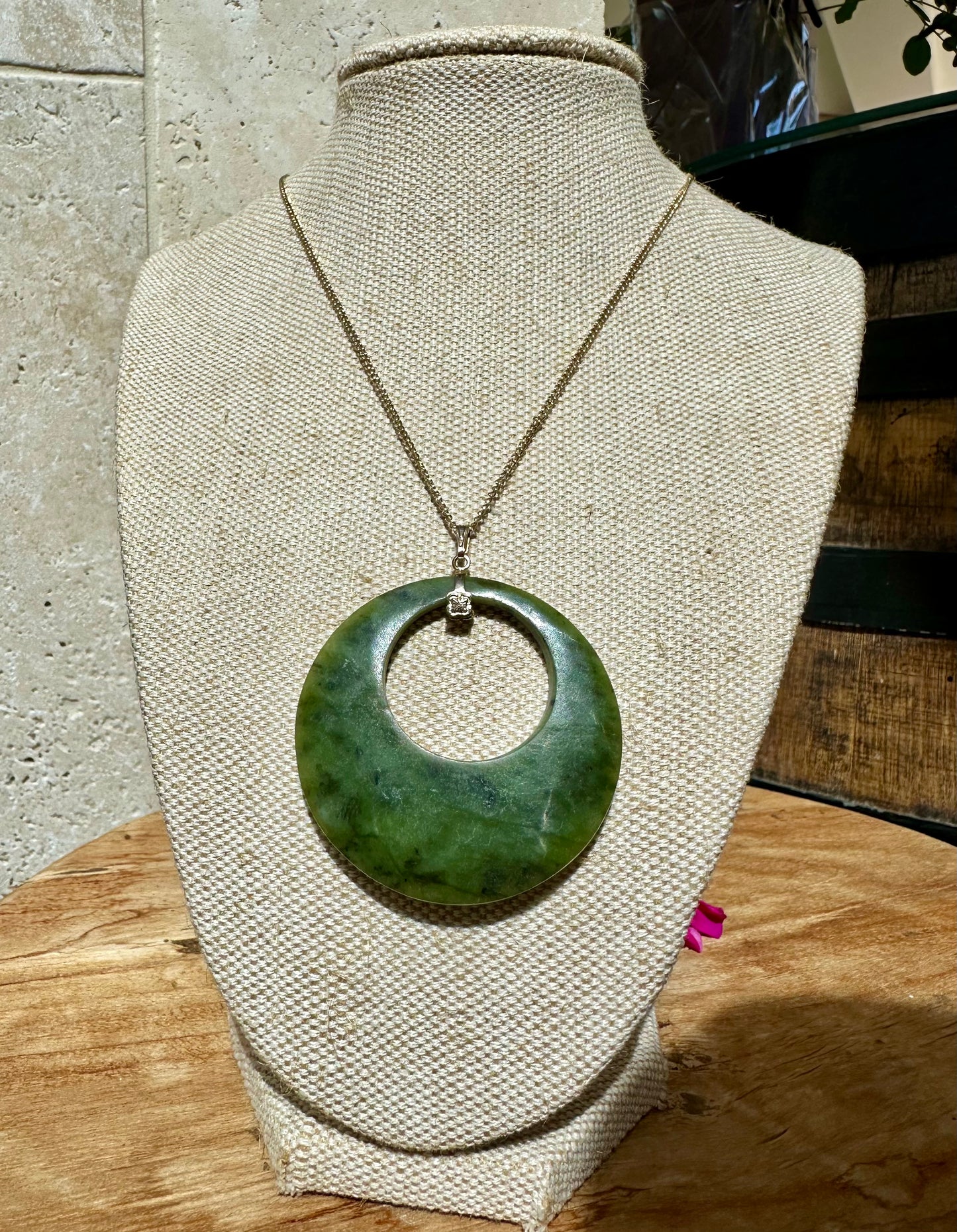 Australian Cowell Jade Circle Of Life pendant