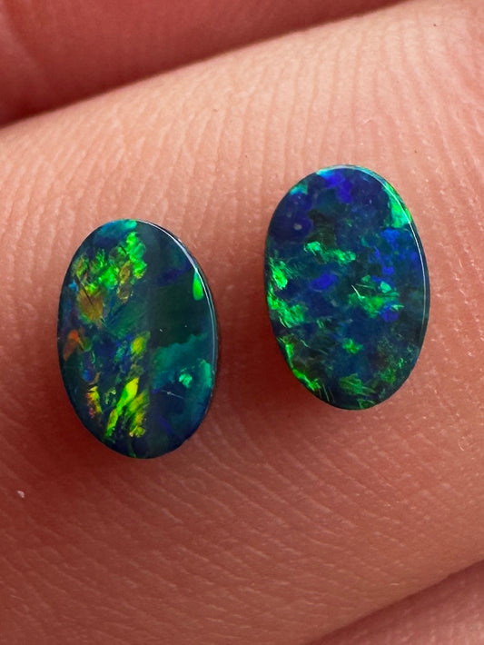 Opal Essence Opal Doublet Pair